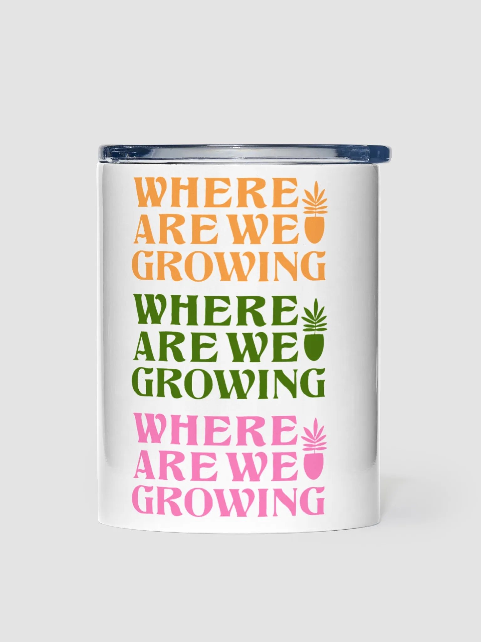 Where Are We Growing Repeating Pattern Small Tumbler product image (2)