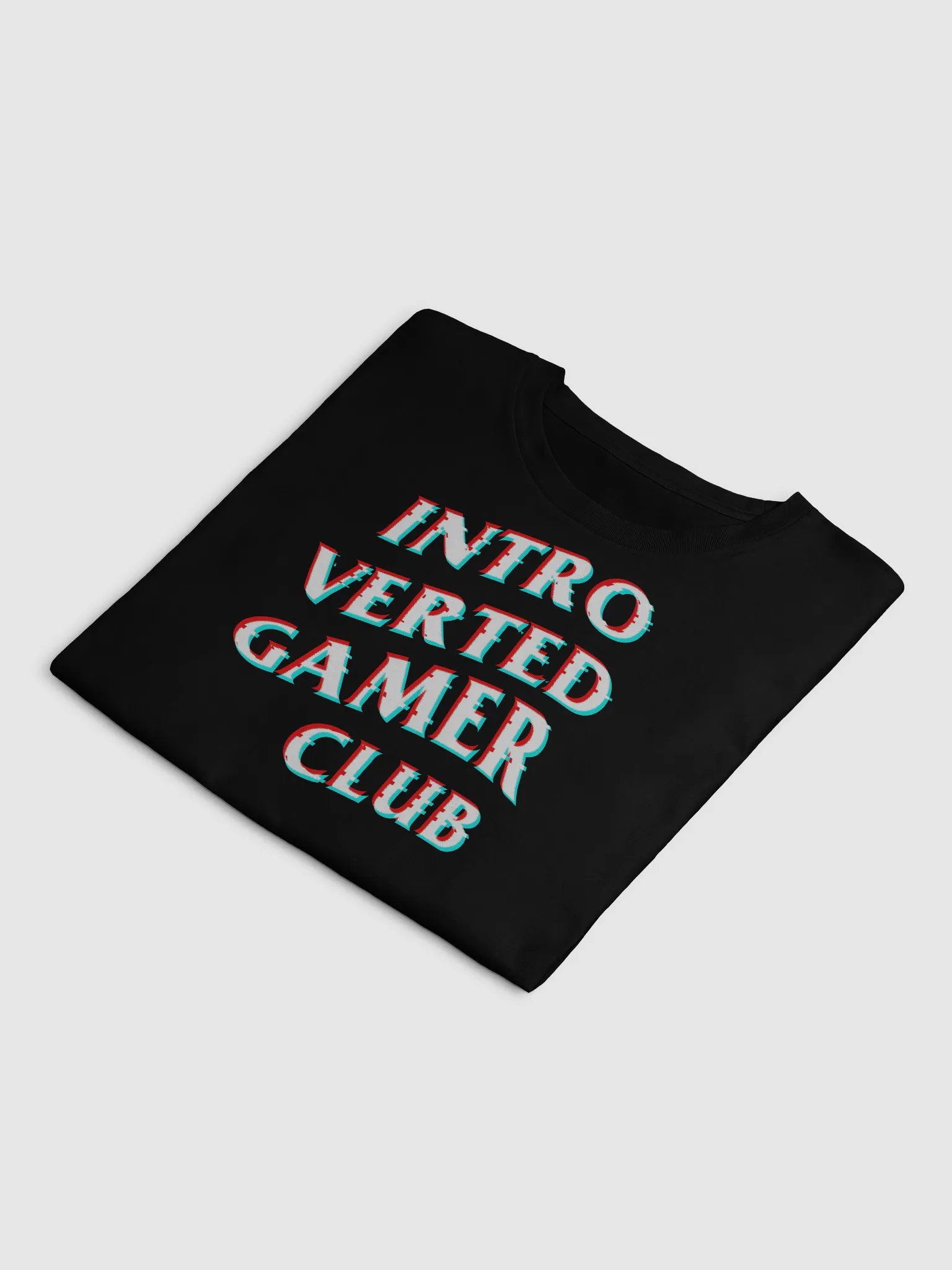 Introverted Gamer Club "Anaglyph'd" Croptop product image (4)