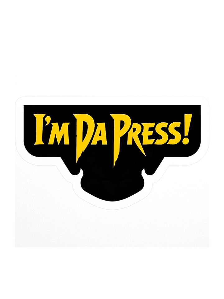 I'm Da Press! Sticker product image (1)
