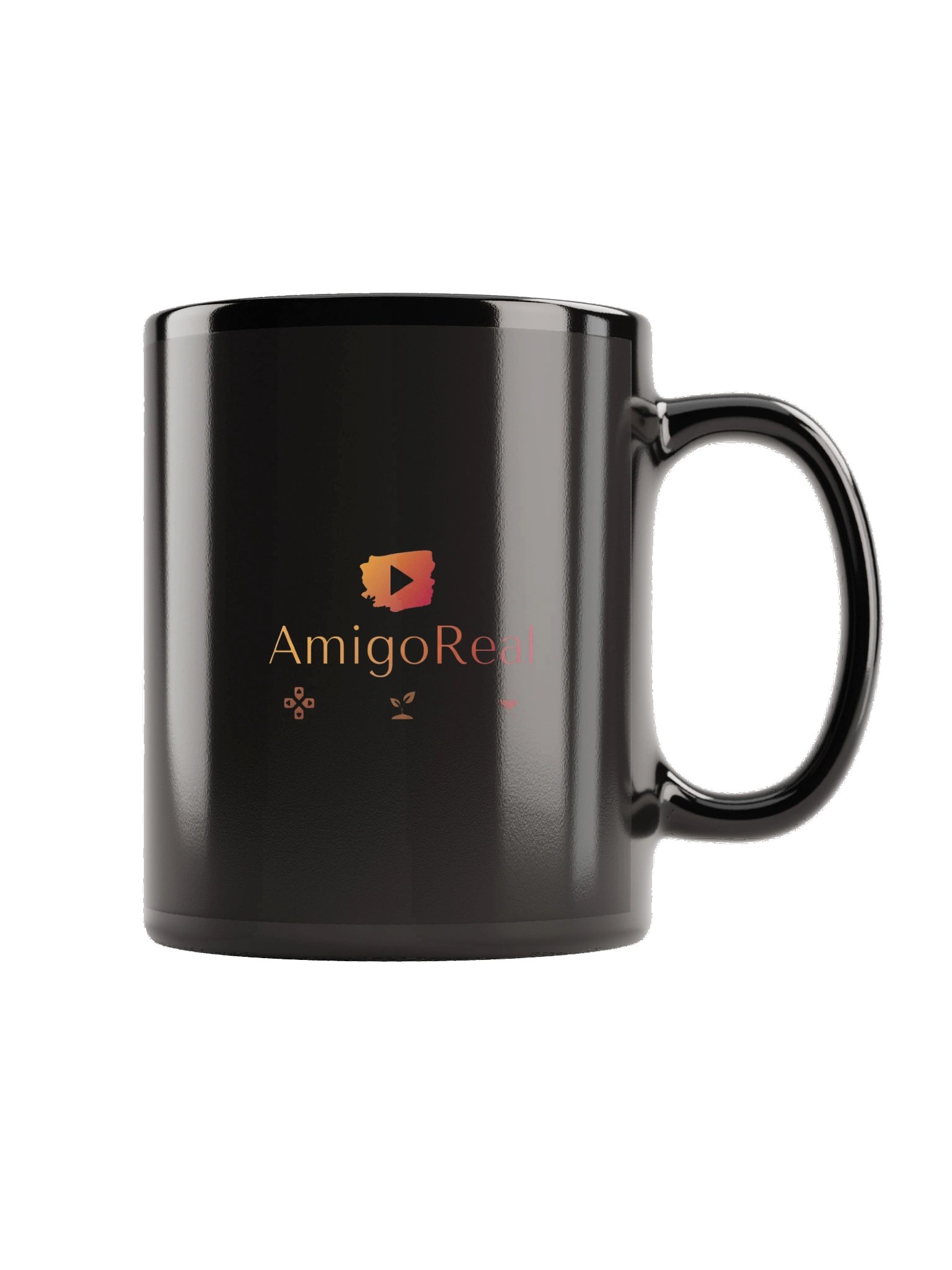 AmigoReal Tasse schwarz glänzend product image (3)