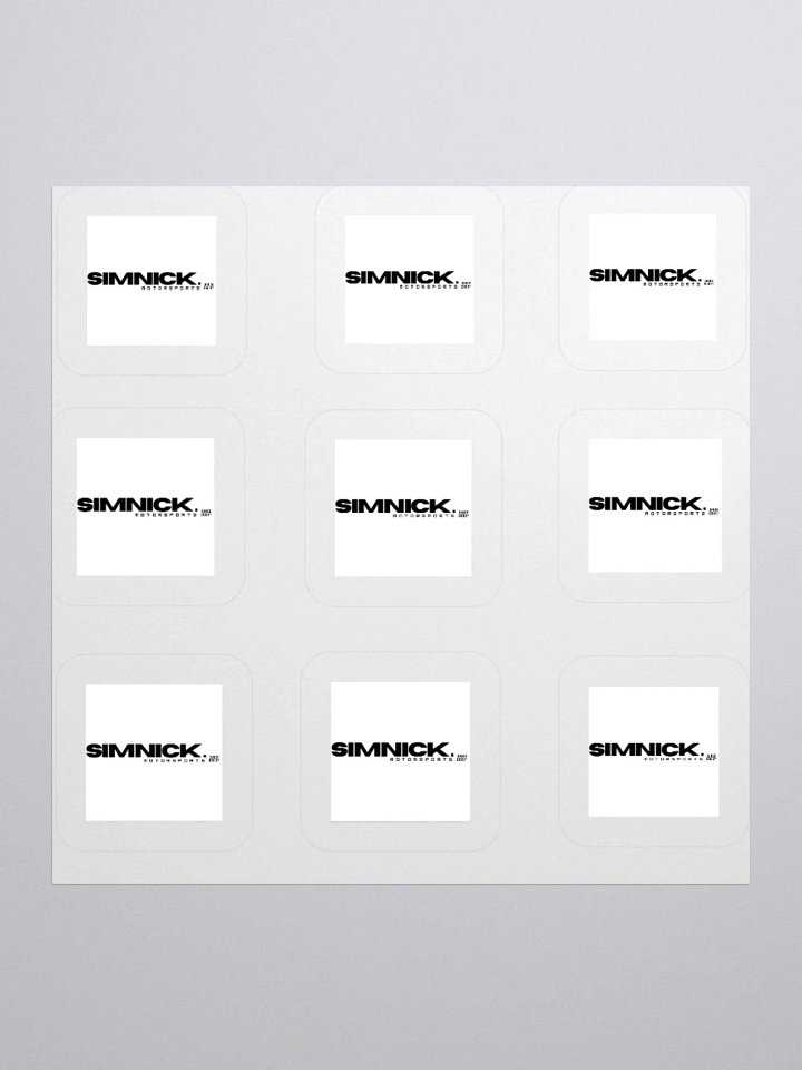 SIMNICK MOTORSPORTS Stickers product image (4)