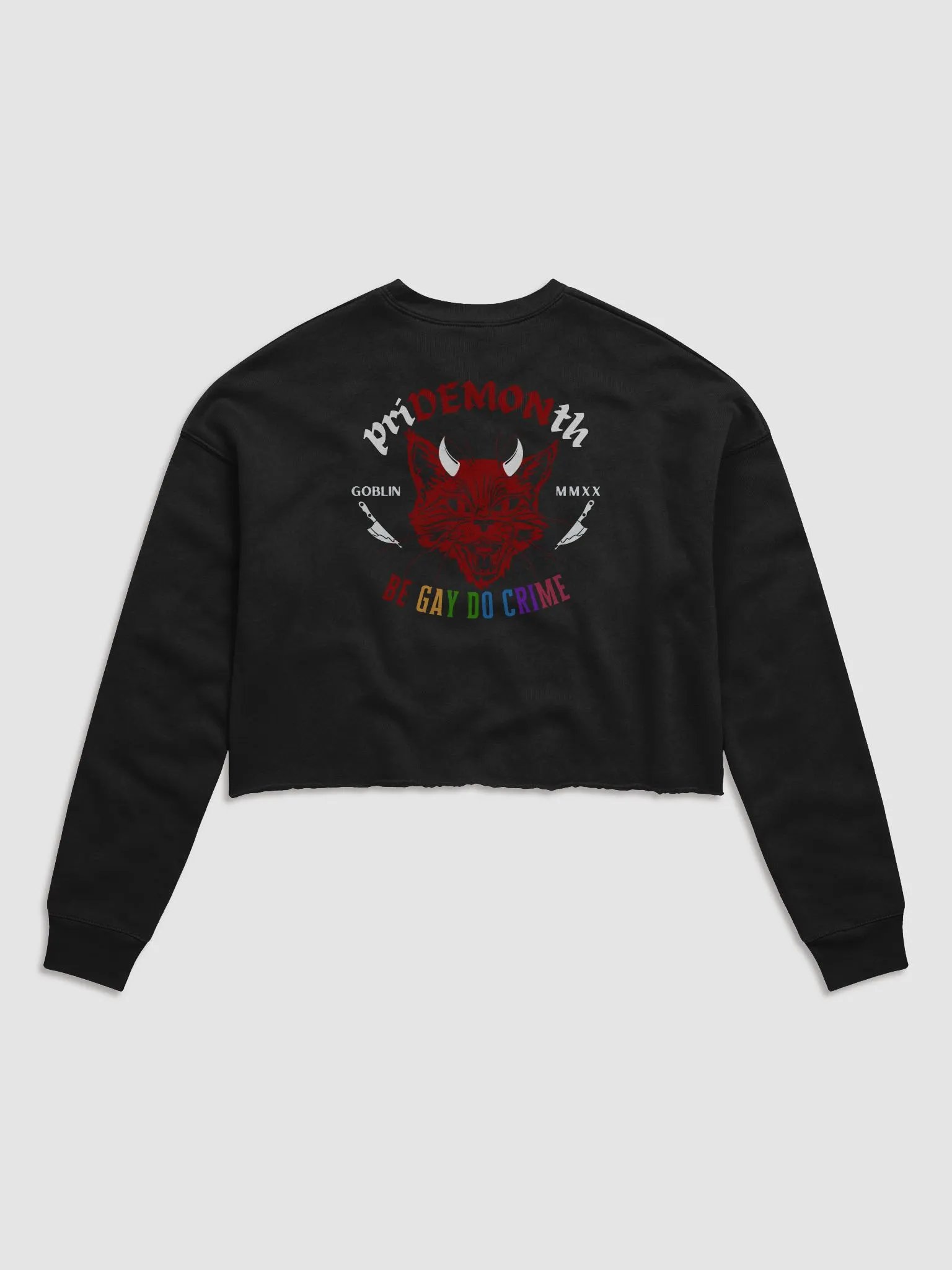 priDEMONth Crop Sweatshirt product image (6)