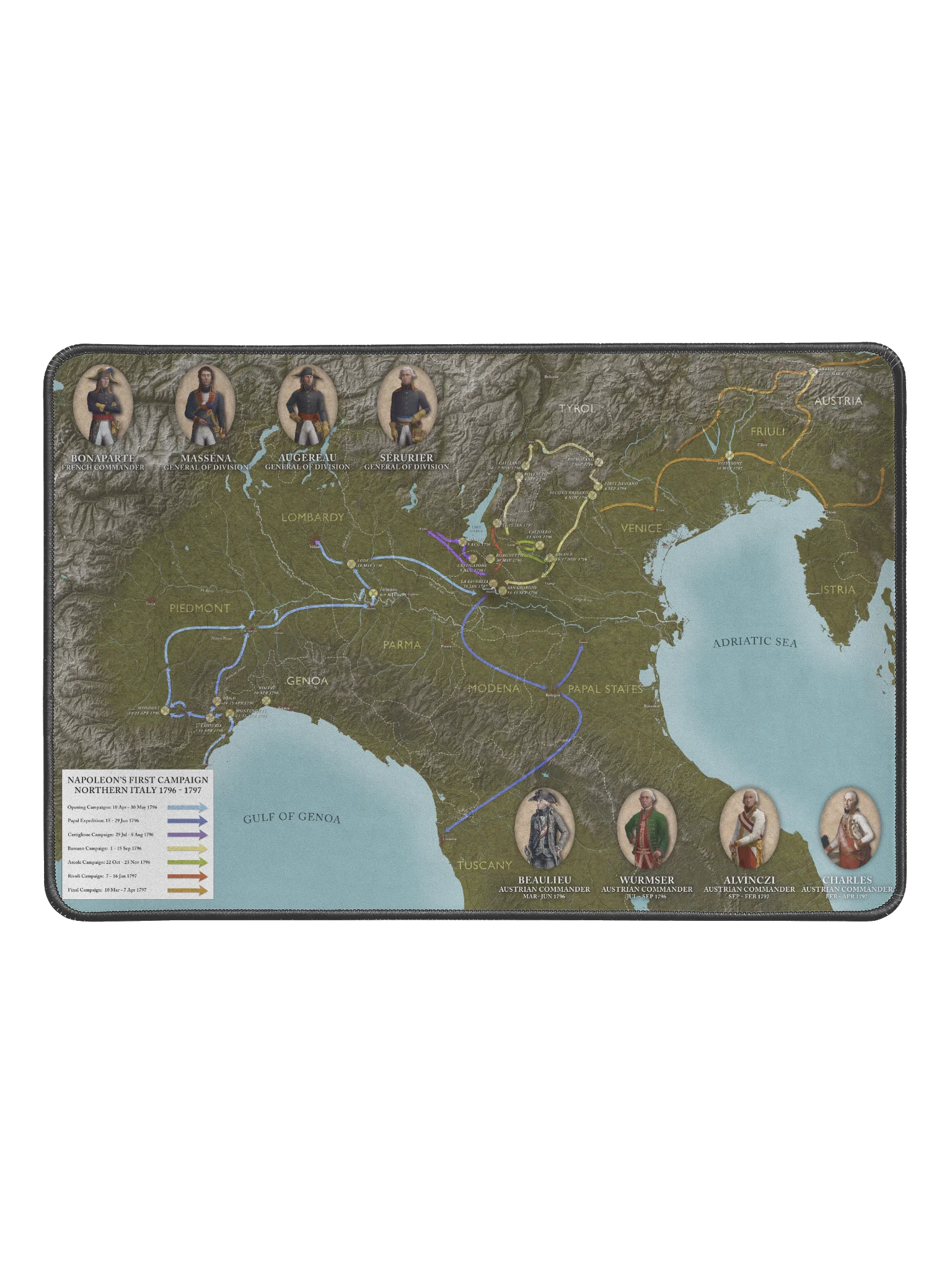 Napoleon's First Campaign - Desk Mat product image (1)