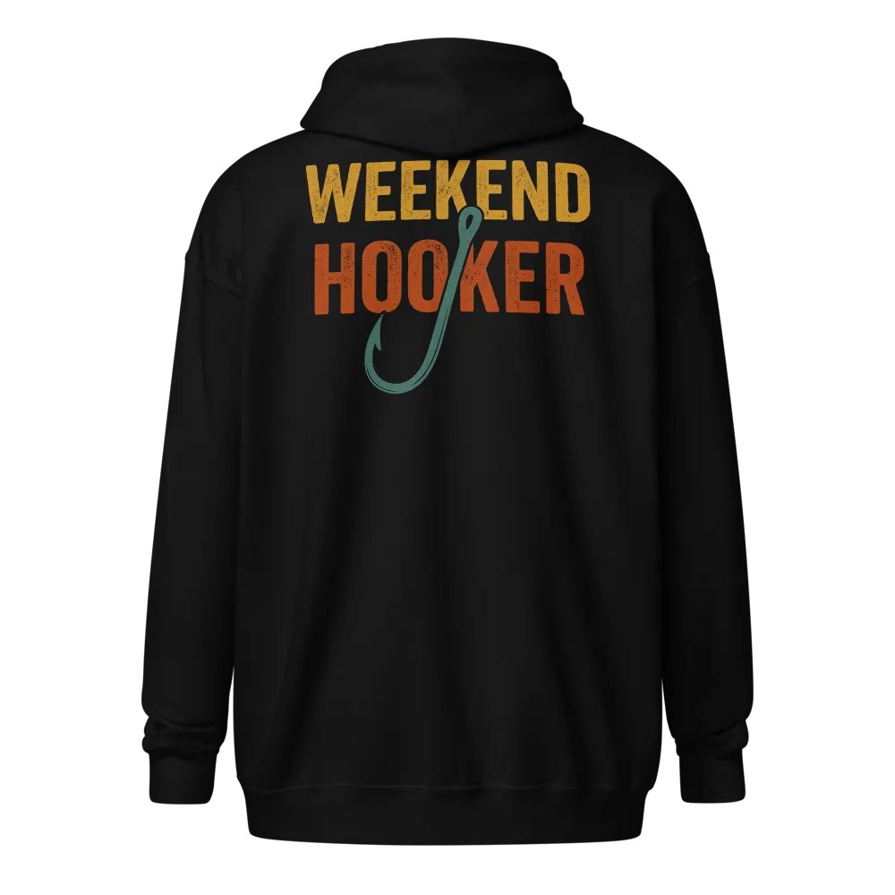 Weekend Hooker - Reel Fun zip-up hoodie for Fishing Enthusiasts product image (1)