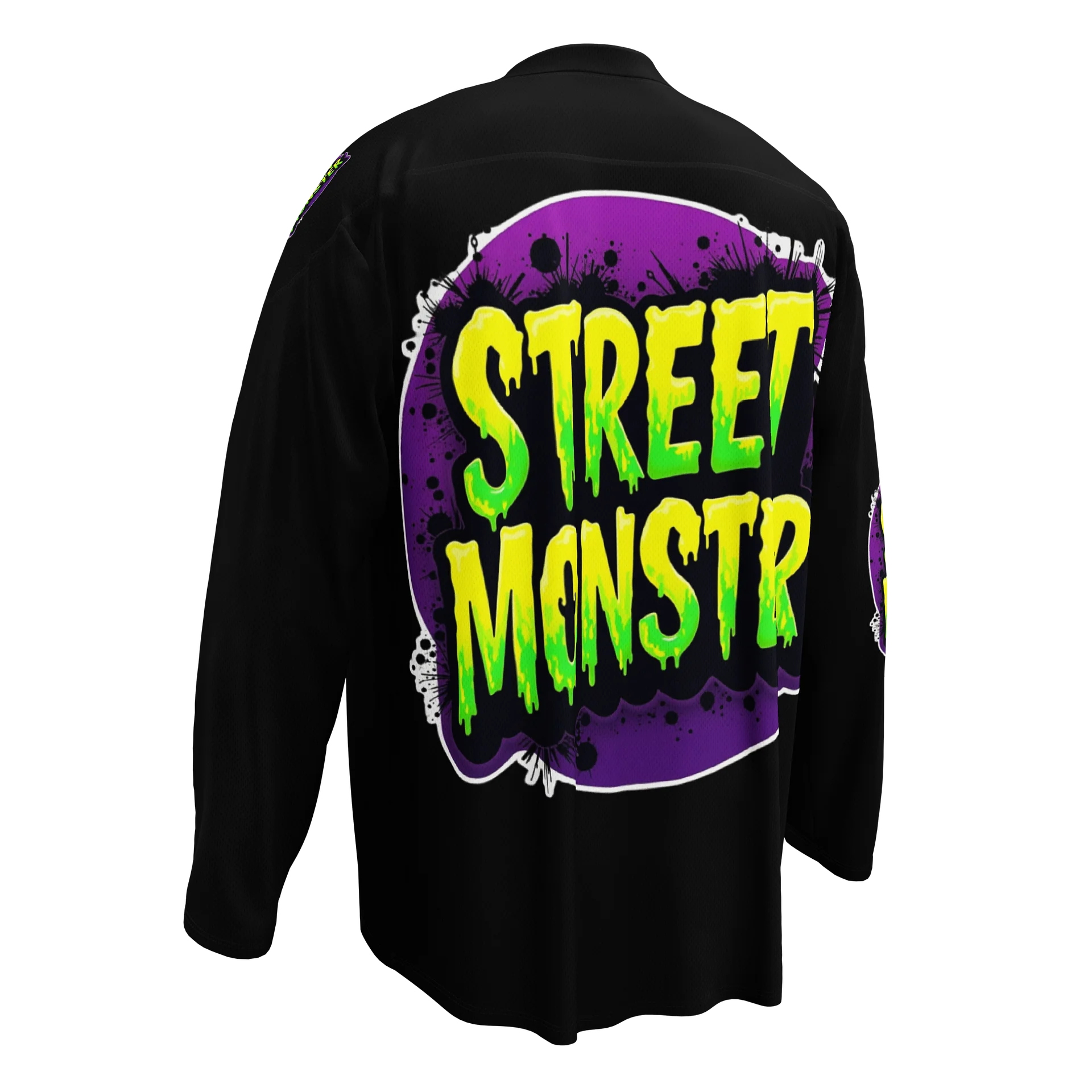 LIMITED EDITION - CNX Core All-over print Unisex Long Sleeve Tee — Street Monster 002 product image (4)
