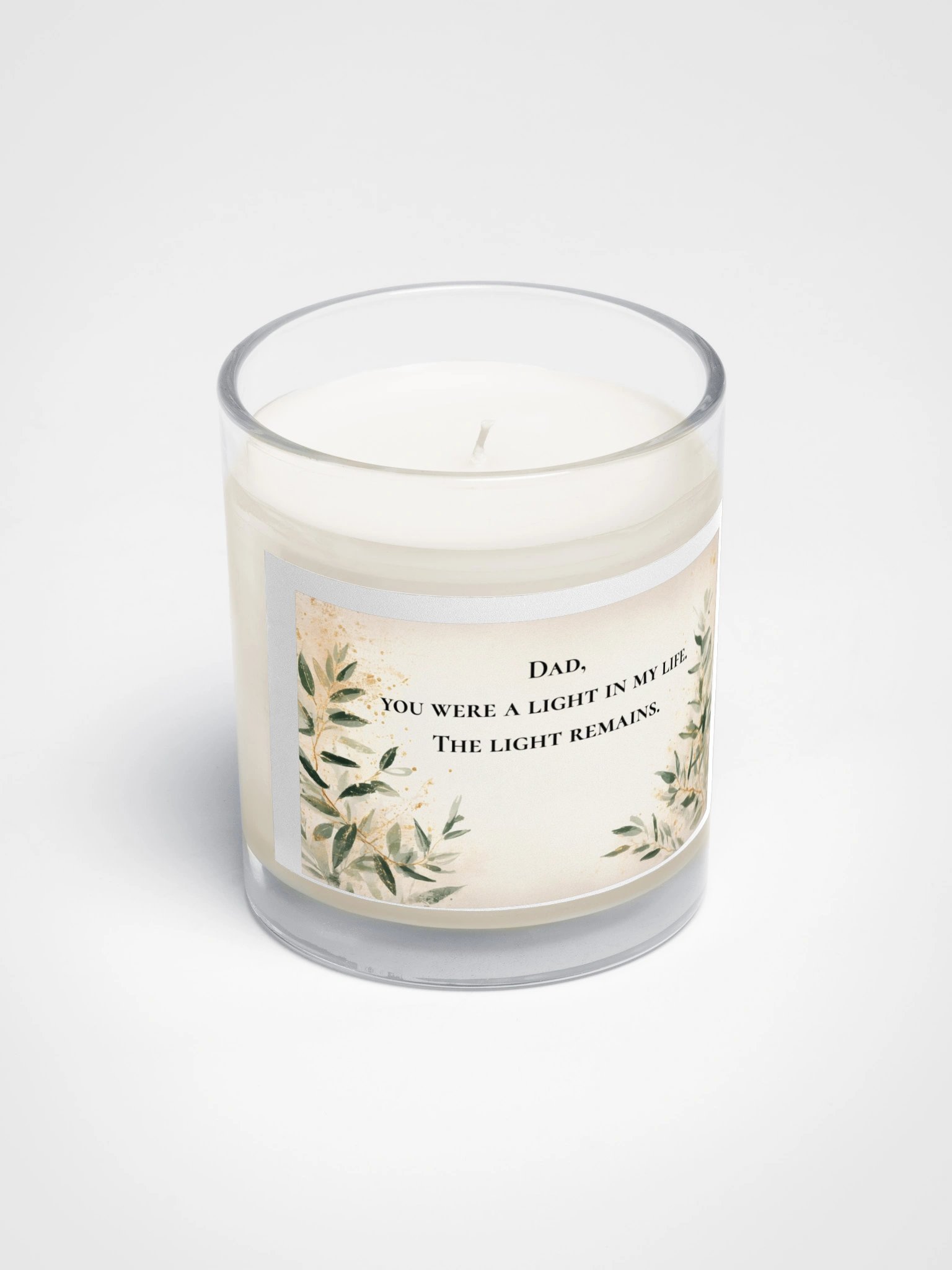 Dad Memorial Candle – Sympathy Gift for Loss of Father product image (2)