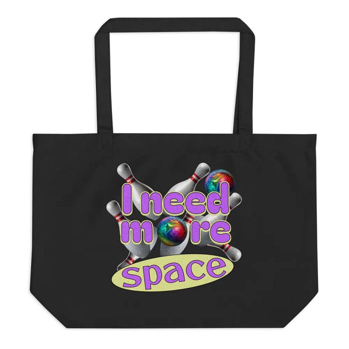 I Need More Space Bowling Playful Pins Eco Tote product image (1)