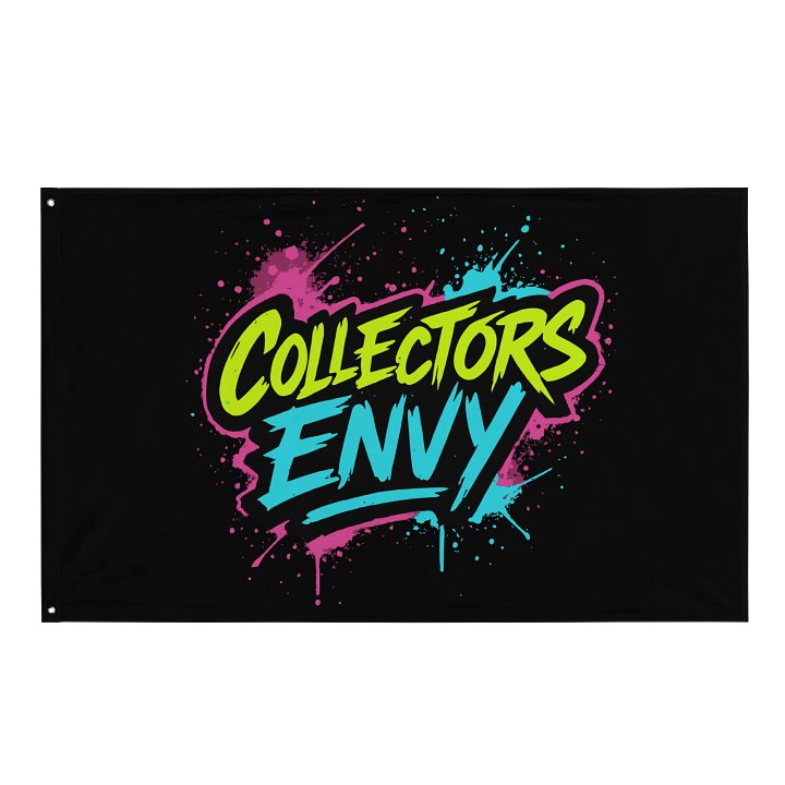 Collectors Envy Splash Logo Flag product image (1)