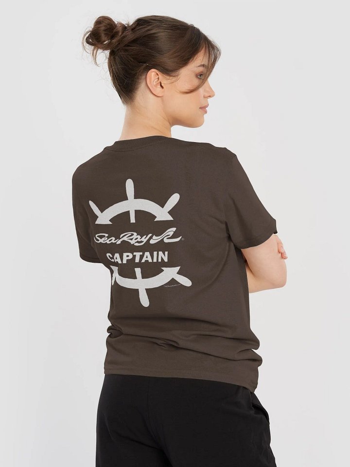 SeaRay Captain - T-Shirt - Dark Shirt w/White Logo product image (1)
