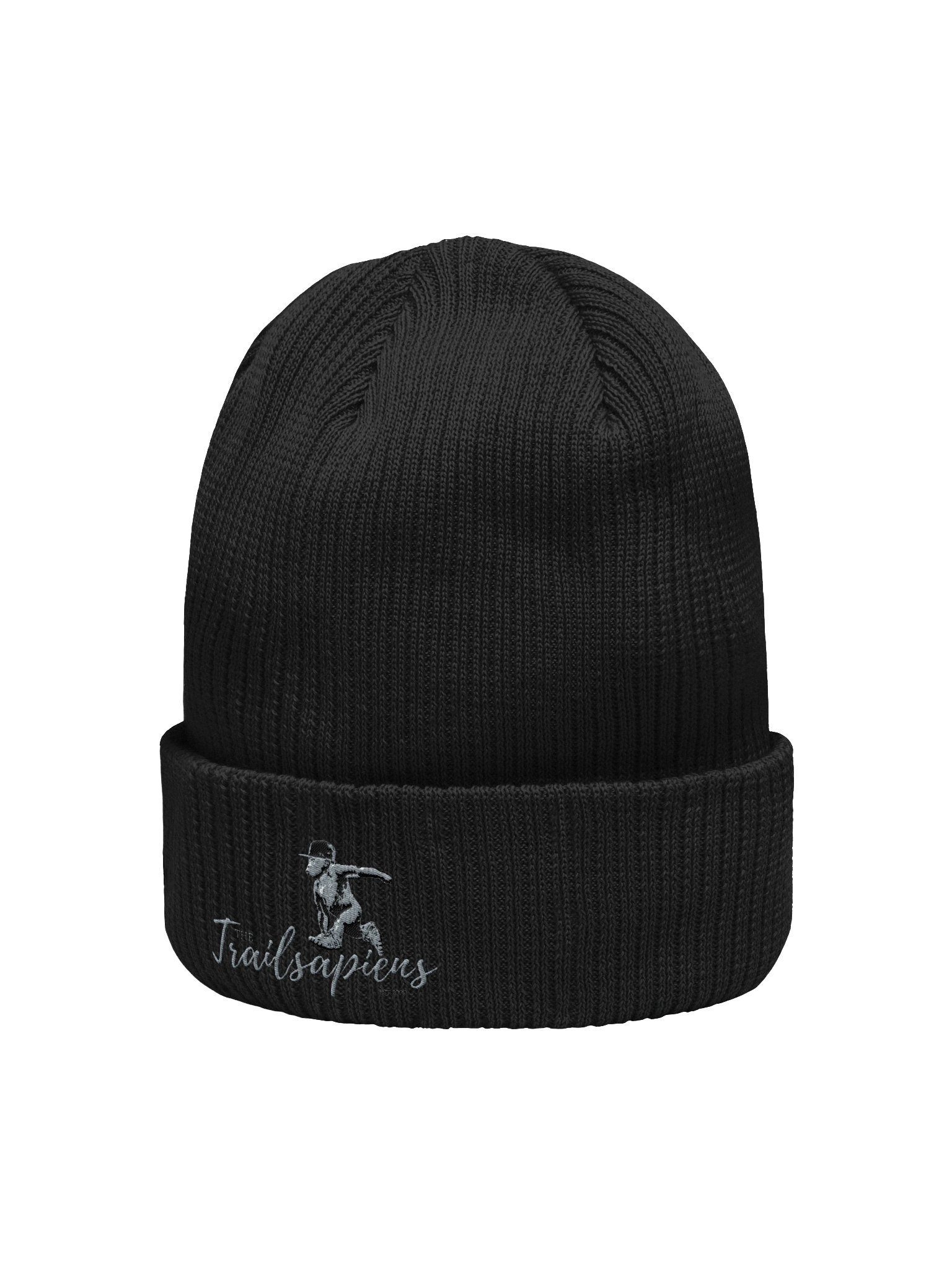 Organic Ribbed Beanie with Trailsapiens Logo product image (6)