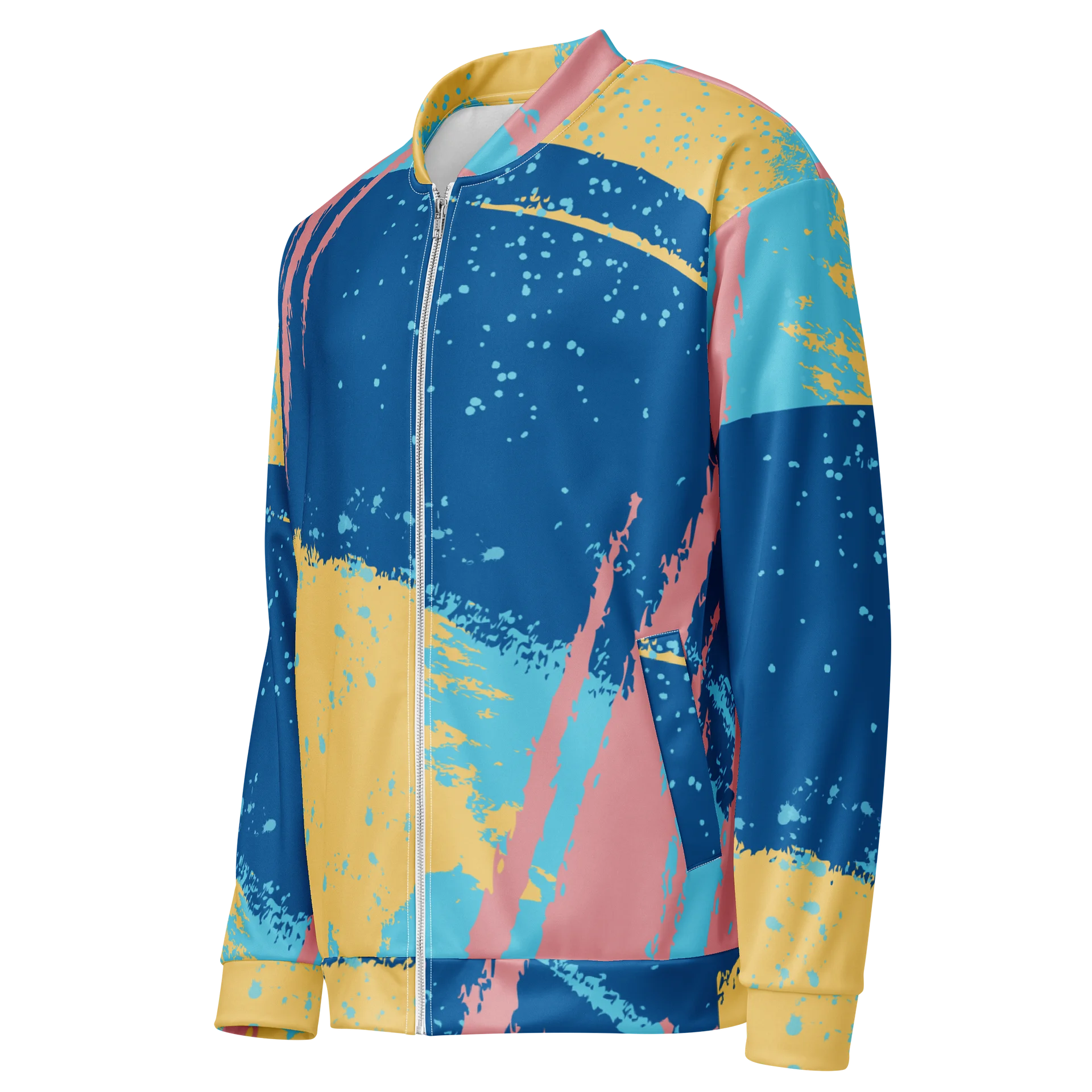 Abstract Splash Bomber Jacket product image (3)