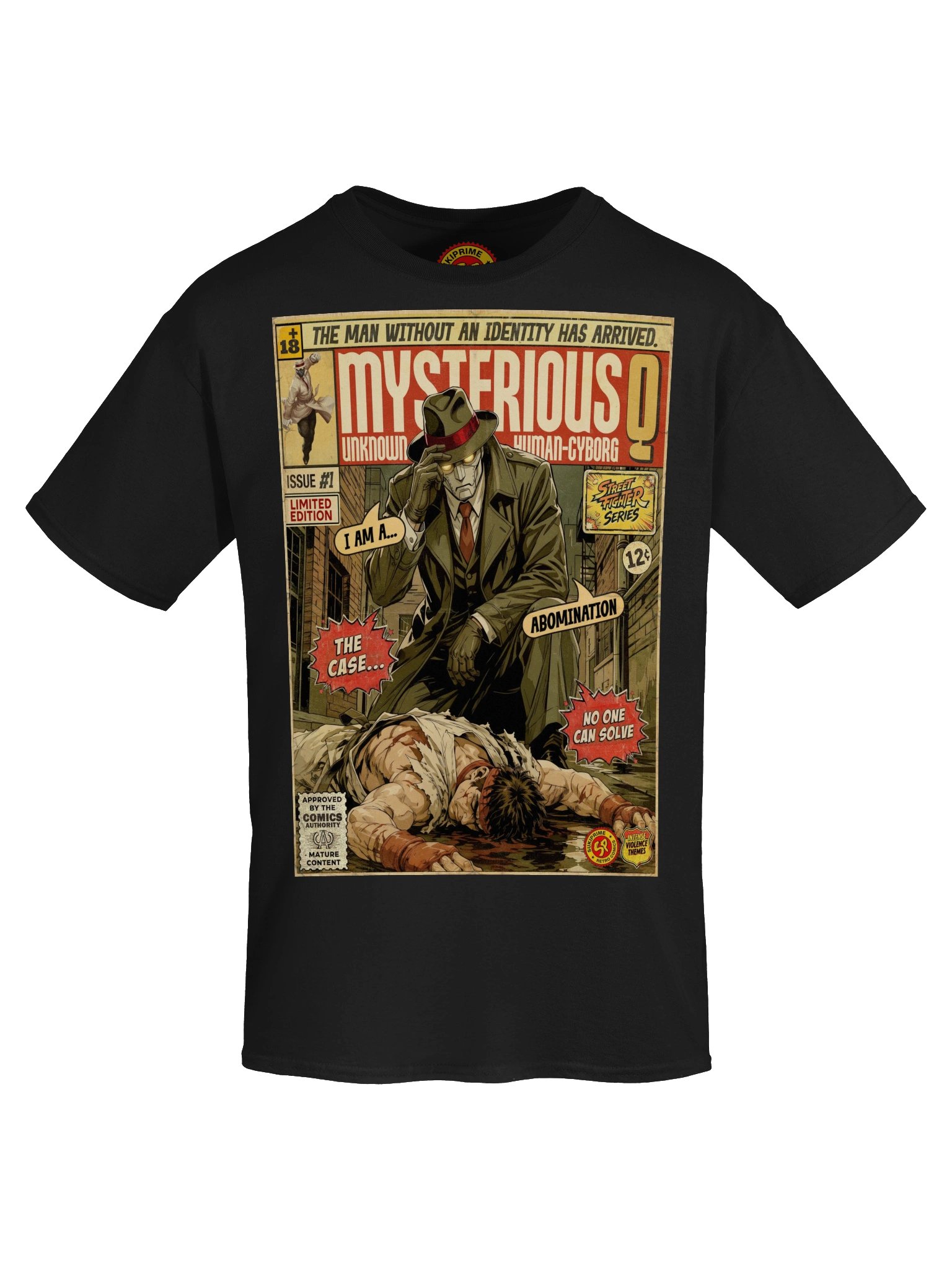 Q Comic Art Gaming T-Shirt product image (5)