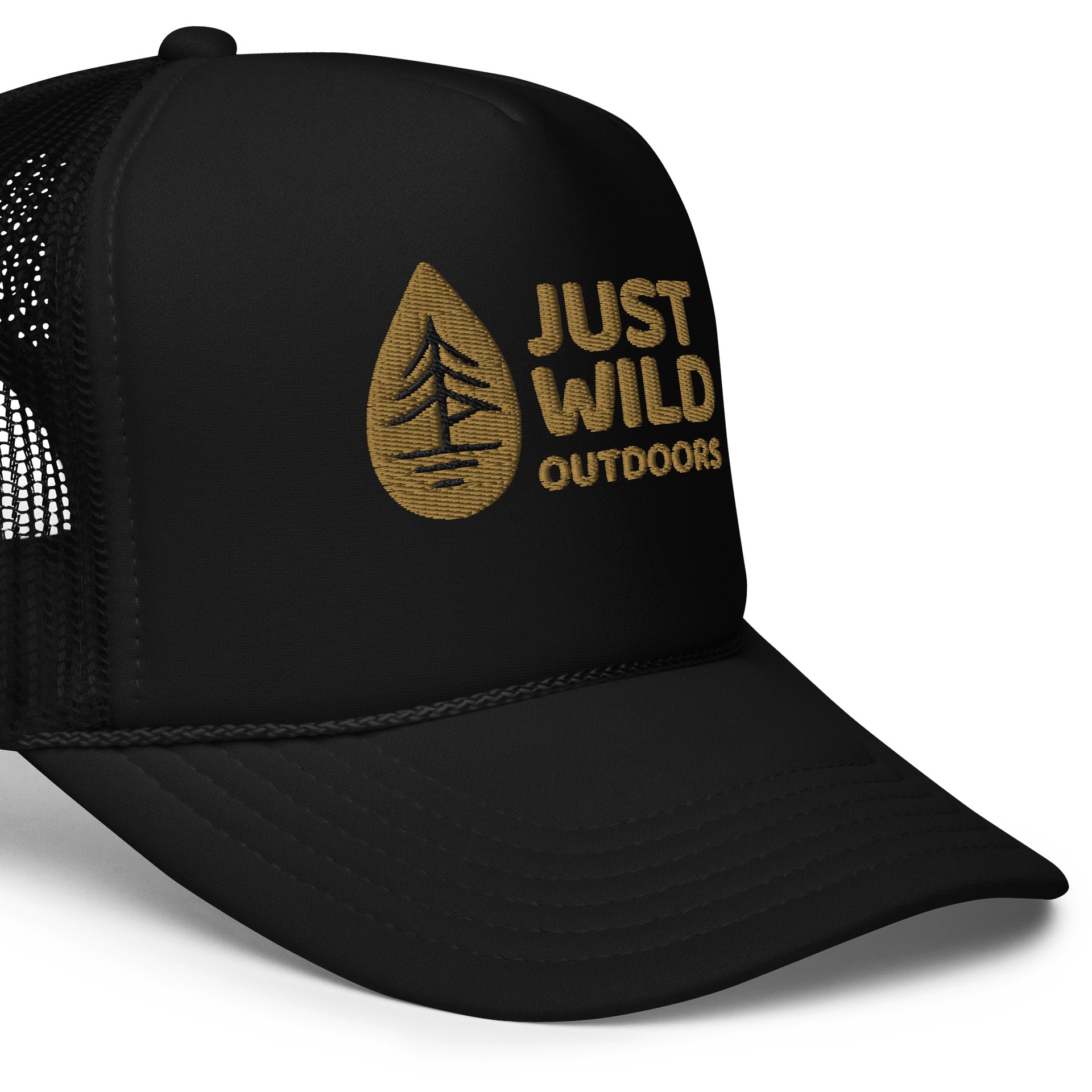 Just Wild Outdoors Old Gold Trucker Hat (In the middle) product image (5)