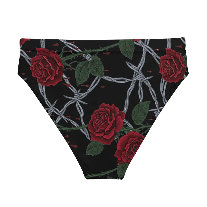 Colored Barbed Wire & Roses High Waisted Bottoms product image (2)
