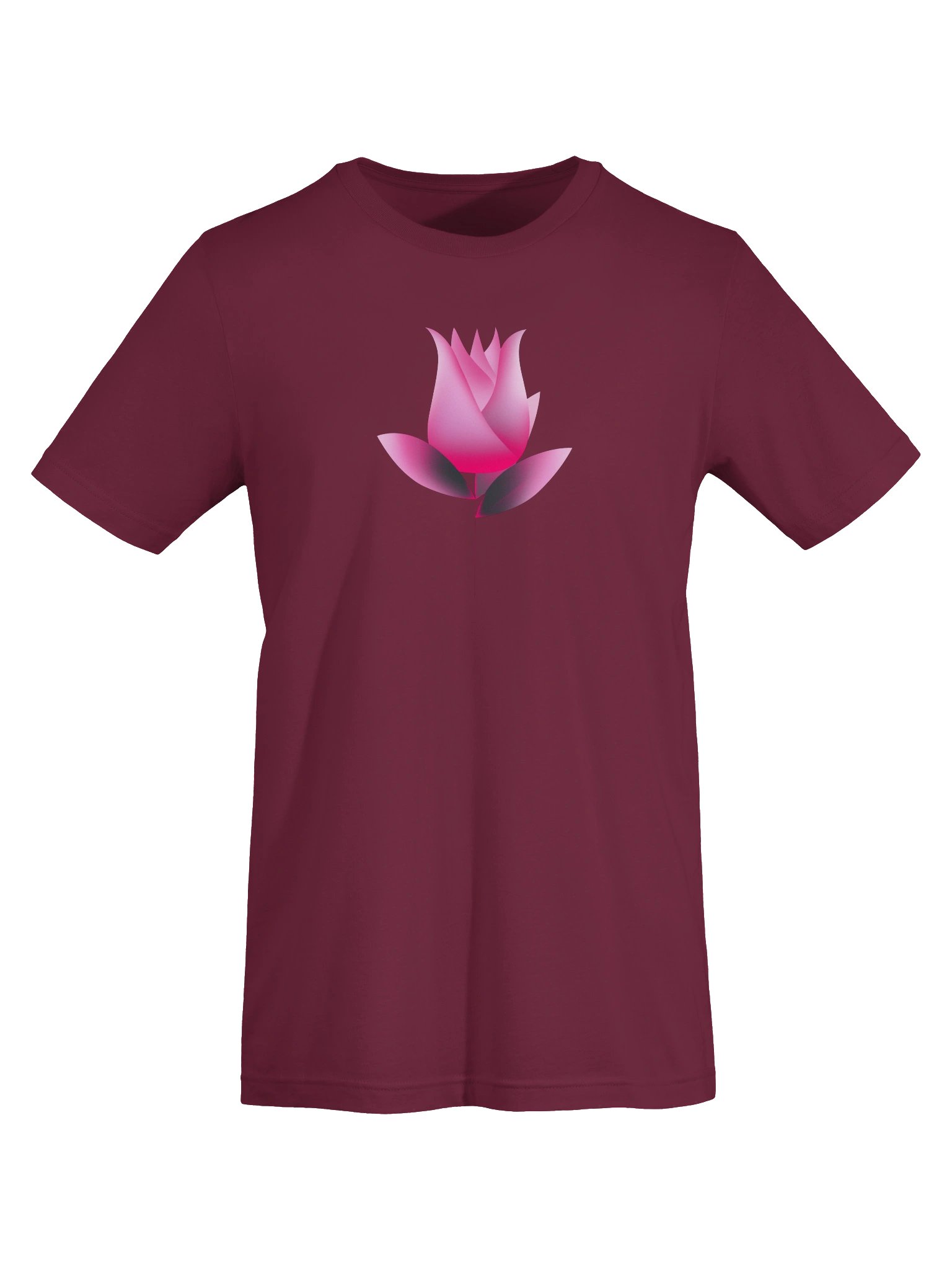 Minimalist Geometric Rose Graphic Tee product image (25)