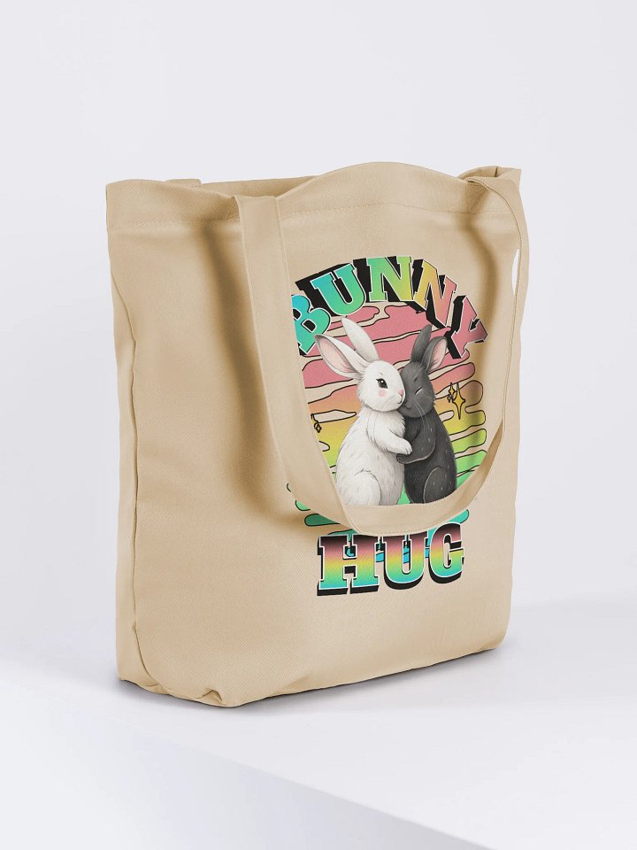 Bunny Hug Rabbit Eco Tote Bag product image (4)