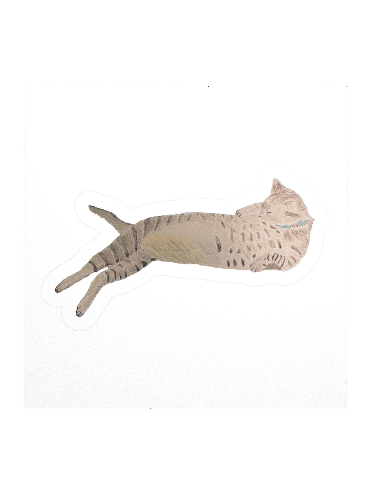 "Cat on Screen" sticker product image (1)