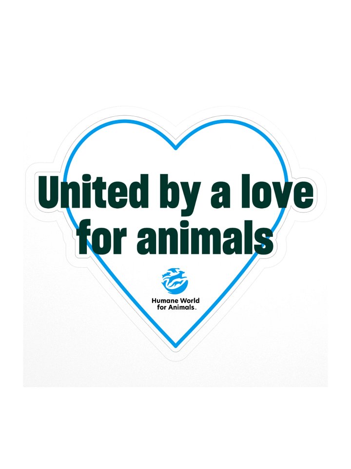 United by a love of animals - Sticker product image (2)