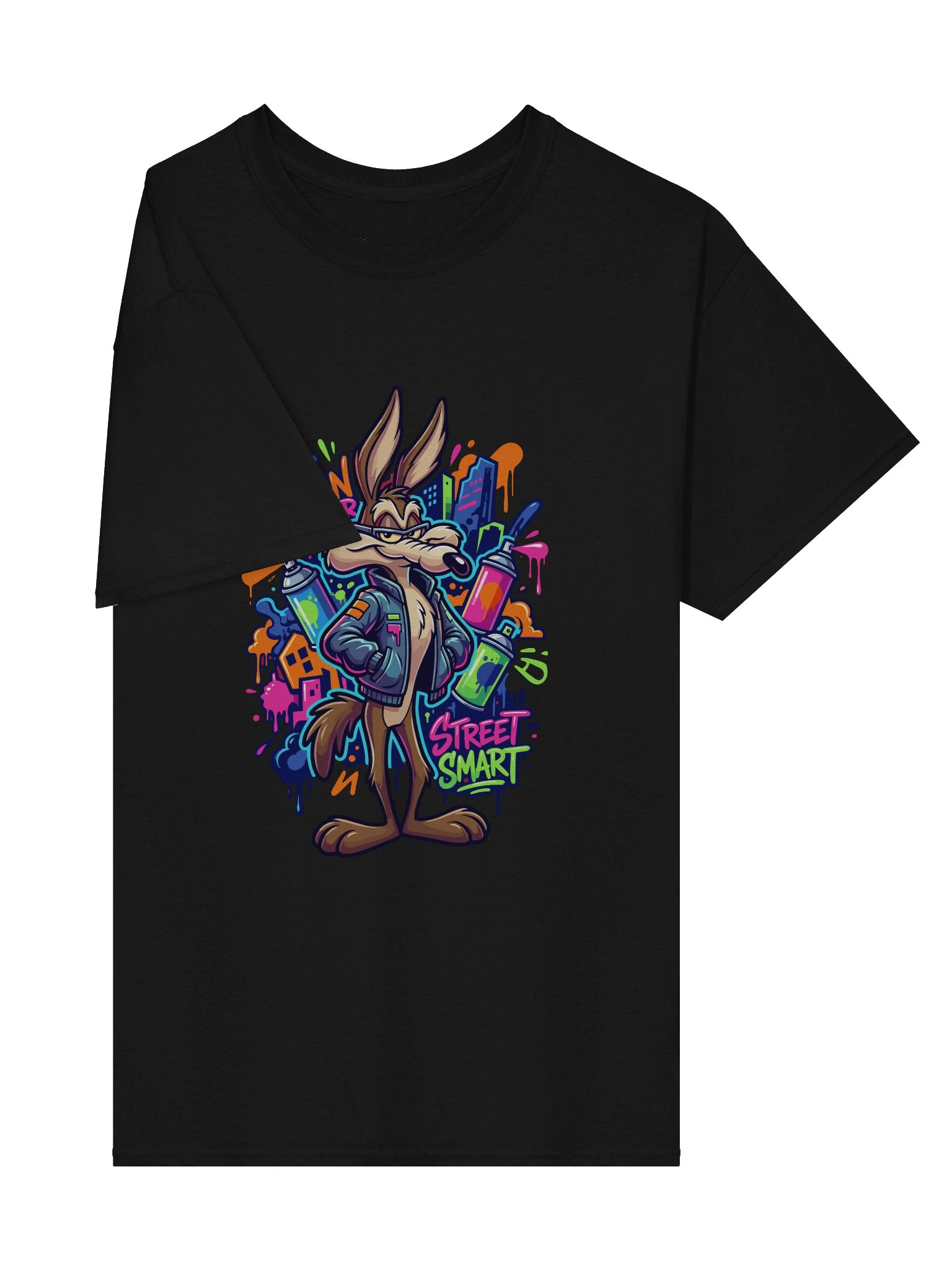 Wile E. Coyote graffiti t-shirt product image (28)