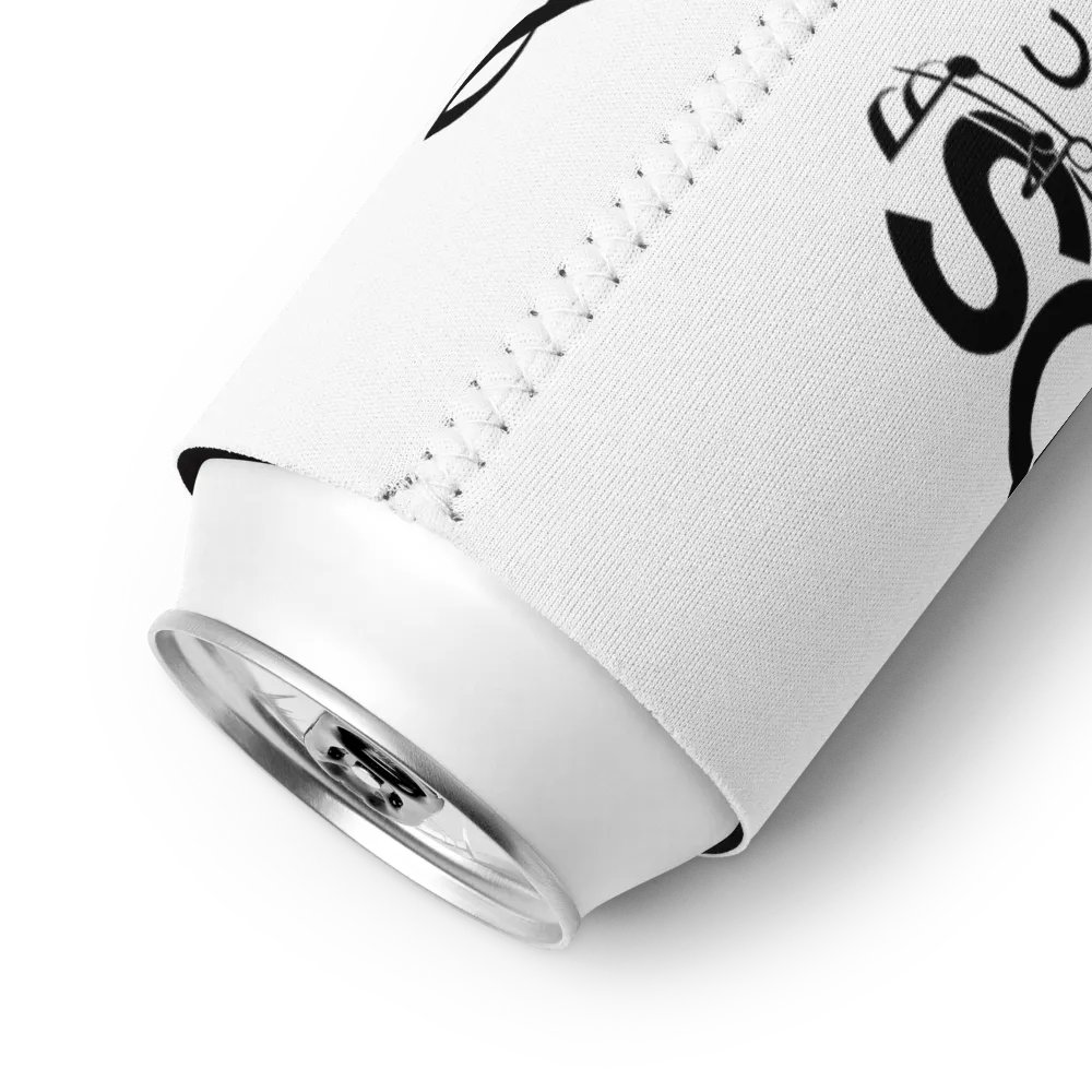 TDS Music Neoprene Can Cooler - White, Music-Themed Design product image (10)