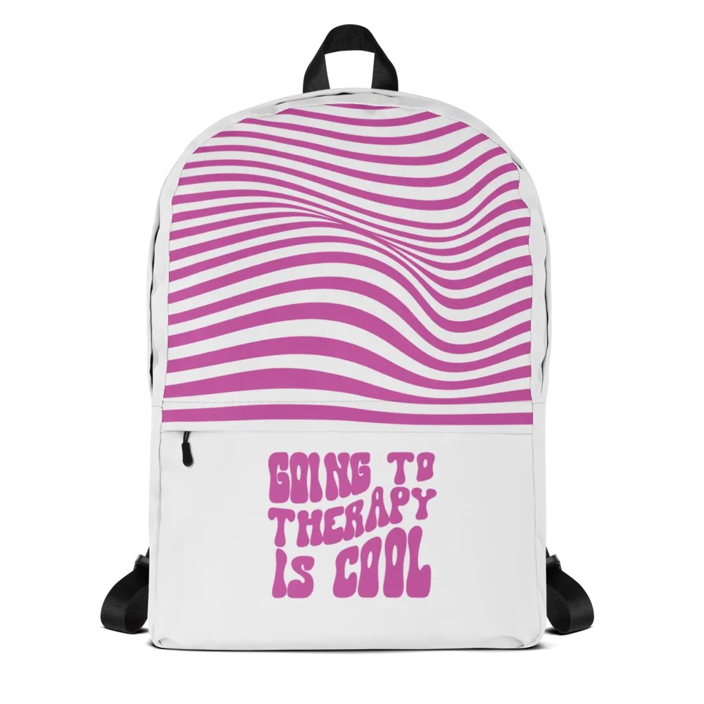 Therapy is Cool Backpack product image (1)