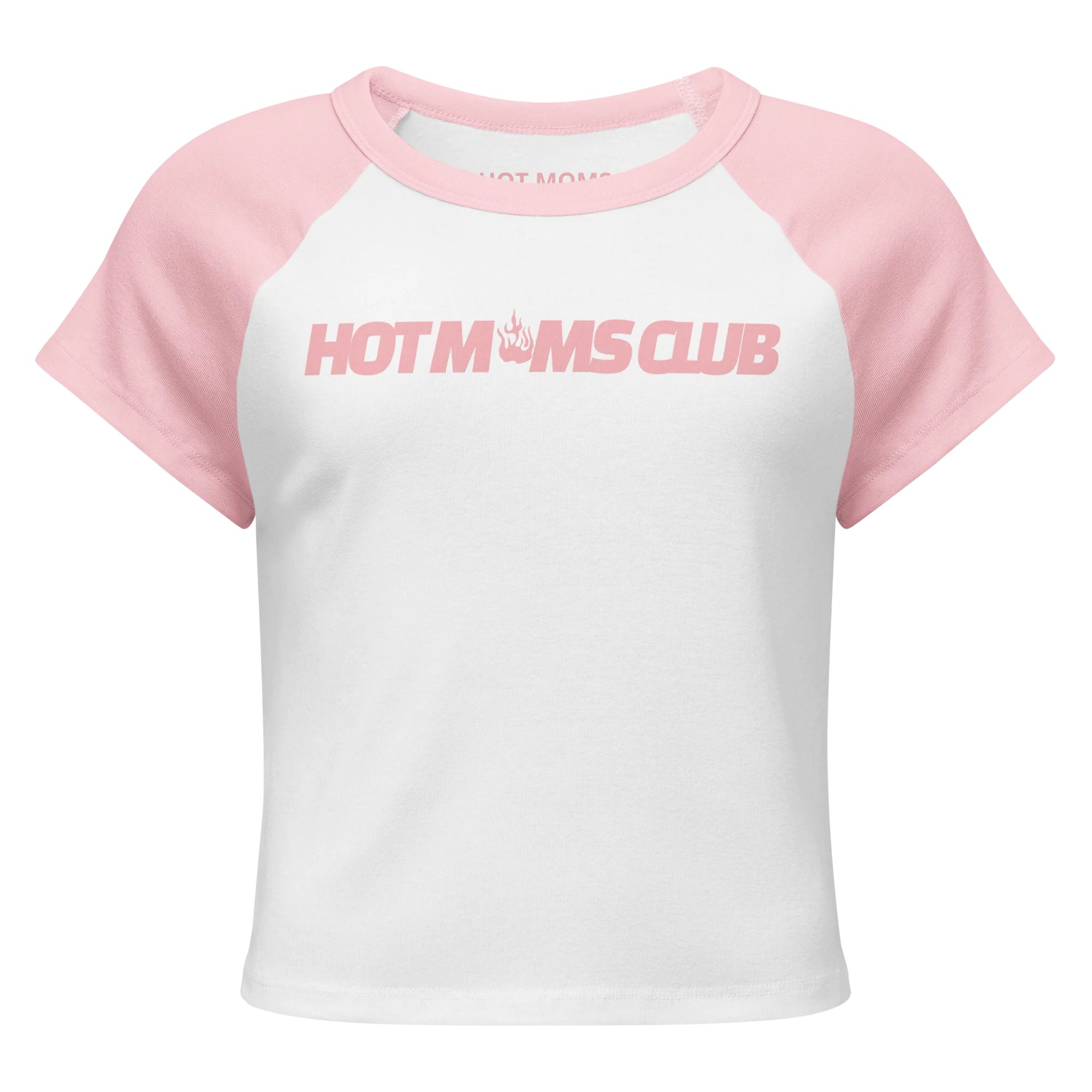 Hot Moms Club “Members Only” Raglan Tee – Pink Edition product image (1)