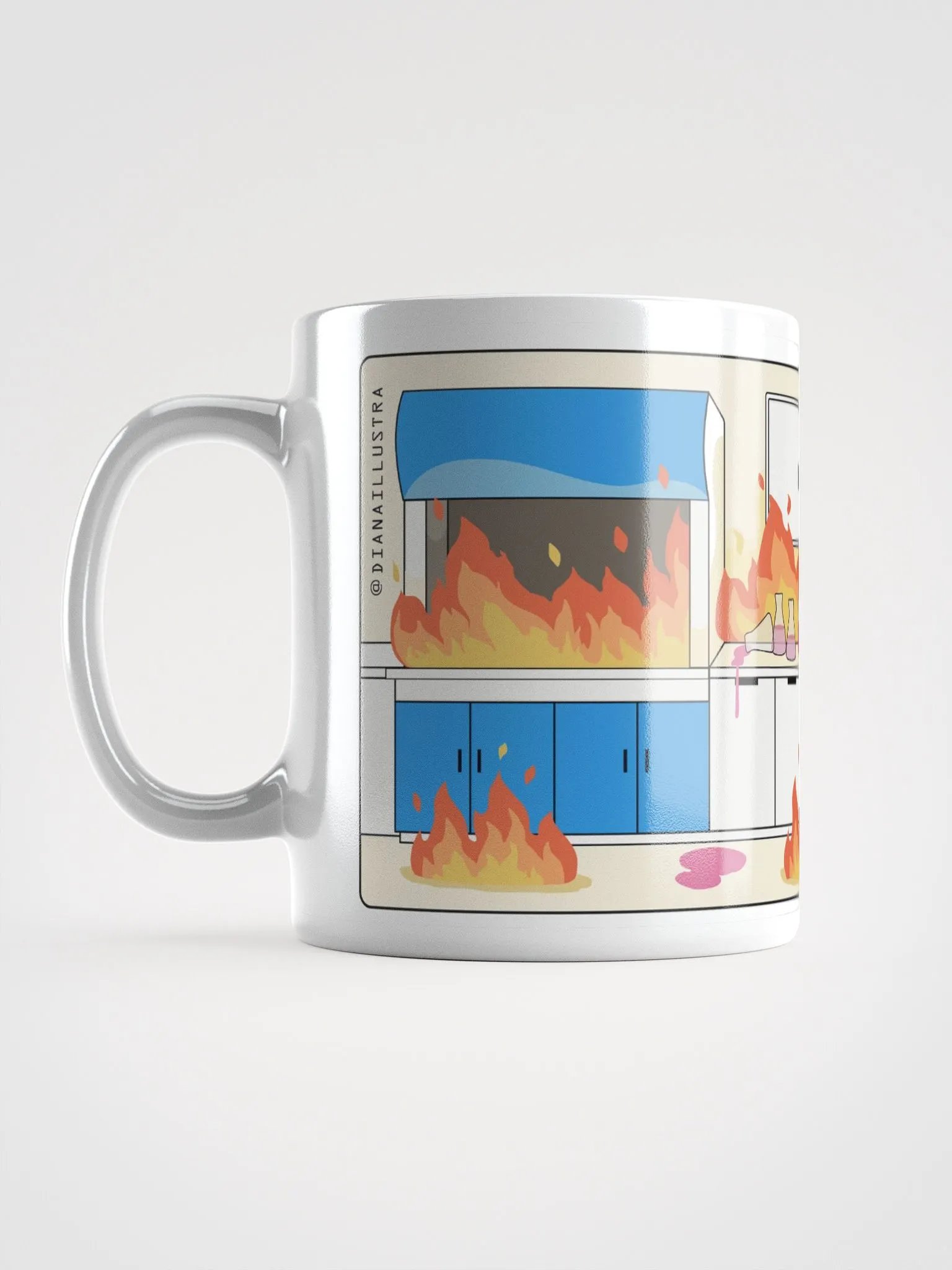 "Burning laboratory" Ceramic mug product image (6)