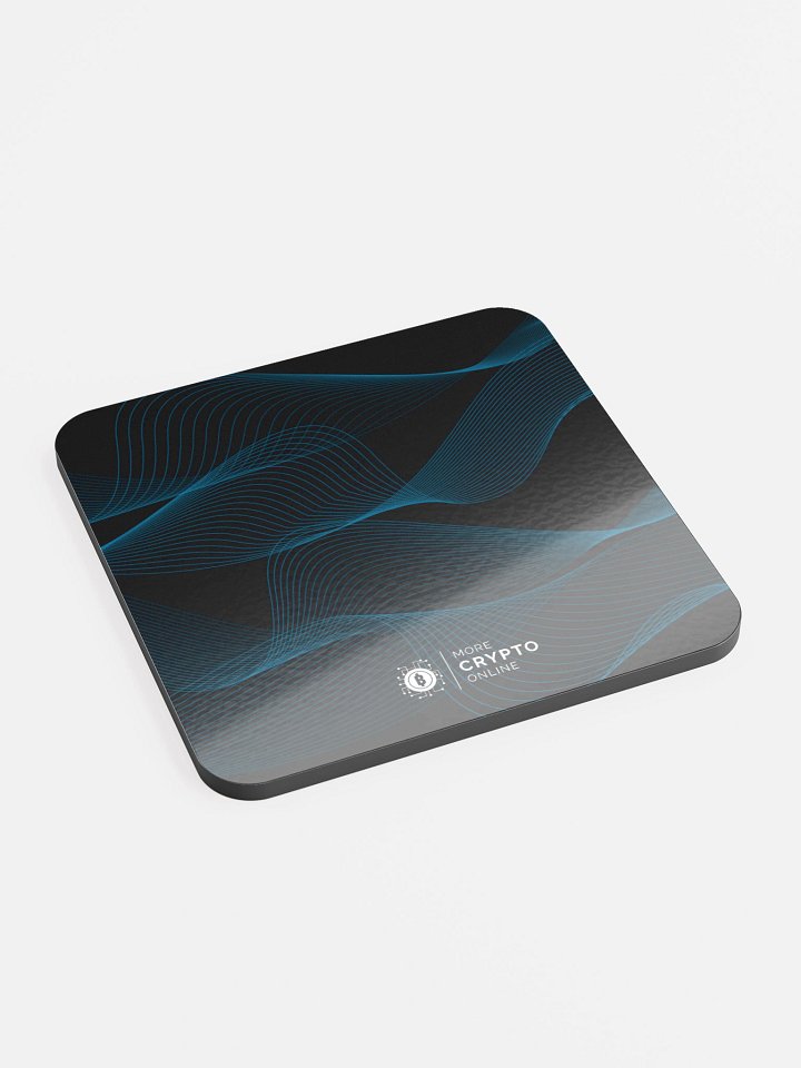 MCO Cork Coaster Waves Black product image (1)