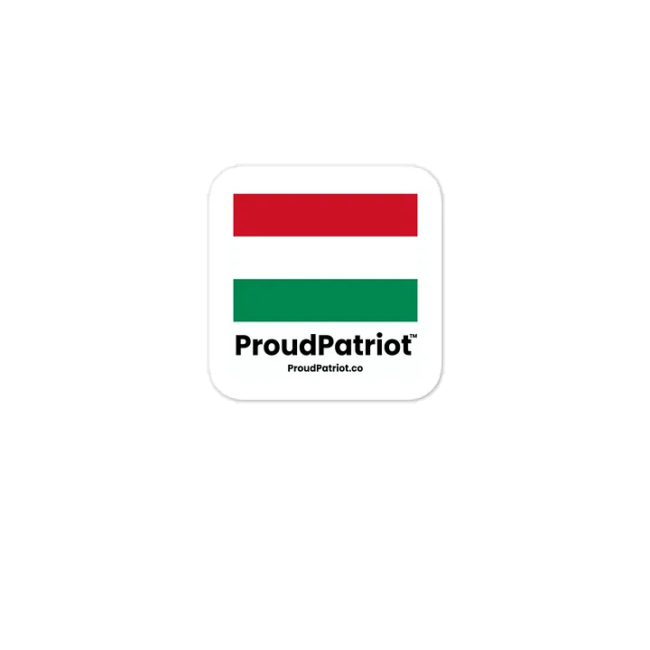 Hungary Flag Vinyl Sticker product image (1)