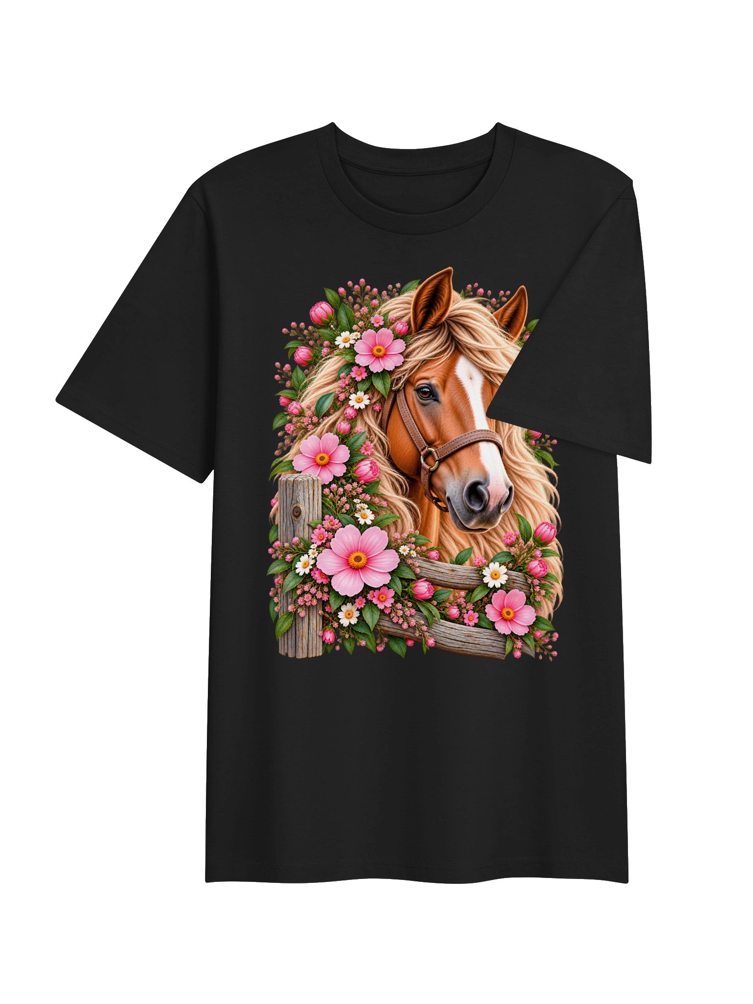 Women's Christian Horse T-Shirt – Grace in the Countryside | Matthew 19:26 product image (4)