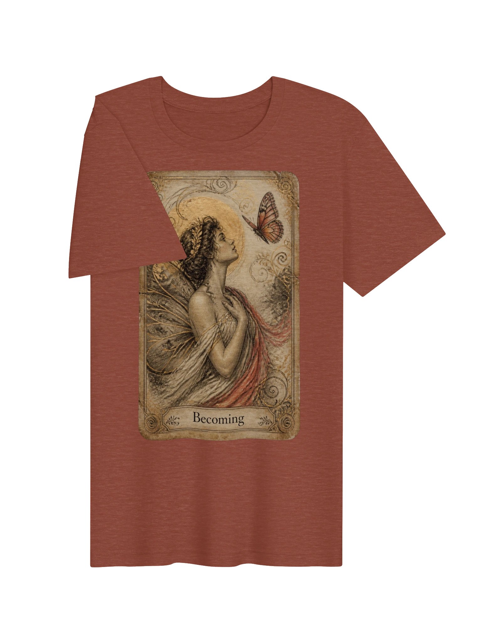 Psyche Mythology Tarot Shirt, Butterfly "Becoming" Graphic product image (4)