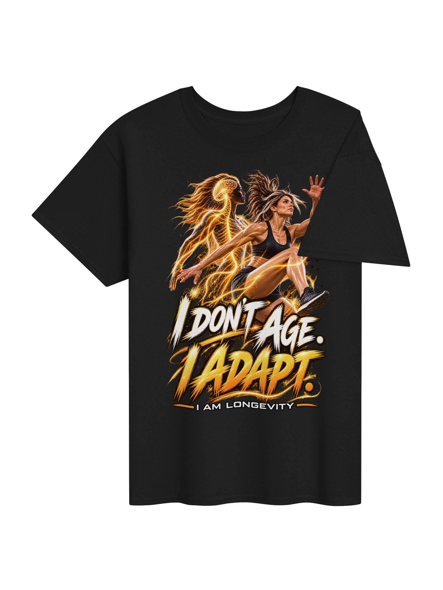 I Don’t Age. I Adapt. Longevity Tee product image (4)