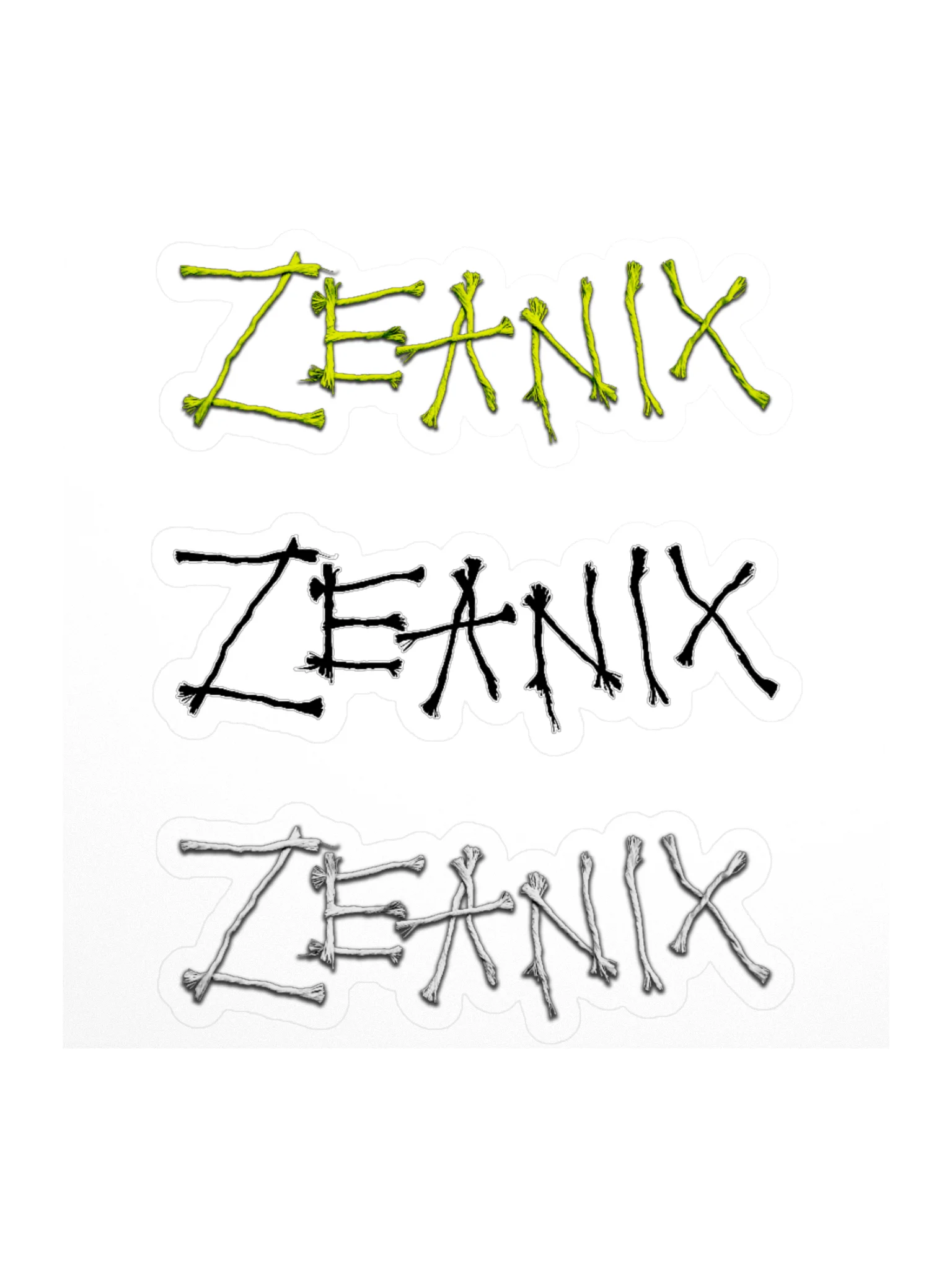 Triple Thread Logo Stickers product image (1)