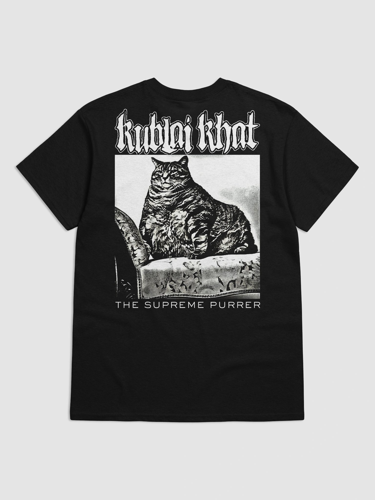 KUBLAI KHAT THE SUPREME PURRER BACK PRINT product image (6)