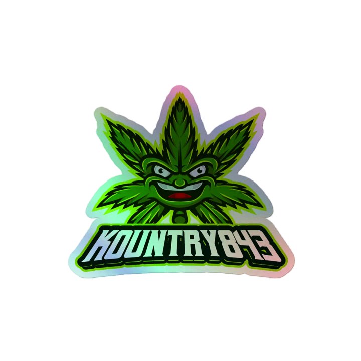 Kountry Cannabis Logo Holographic Sticker product image (2)