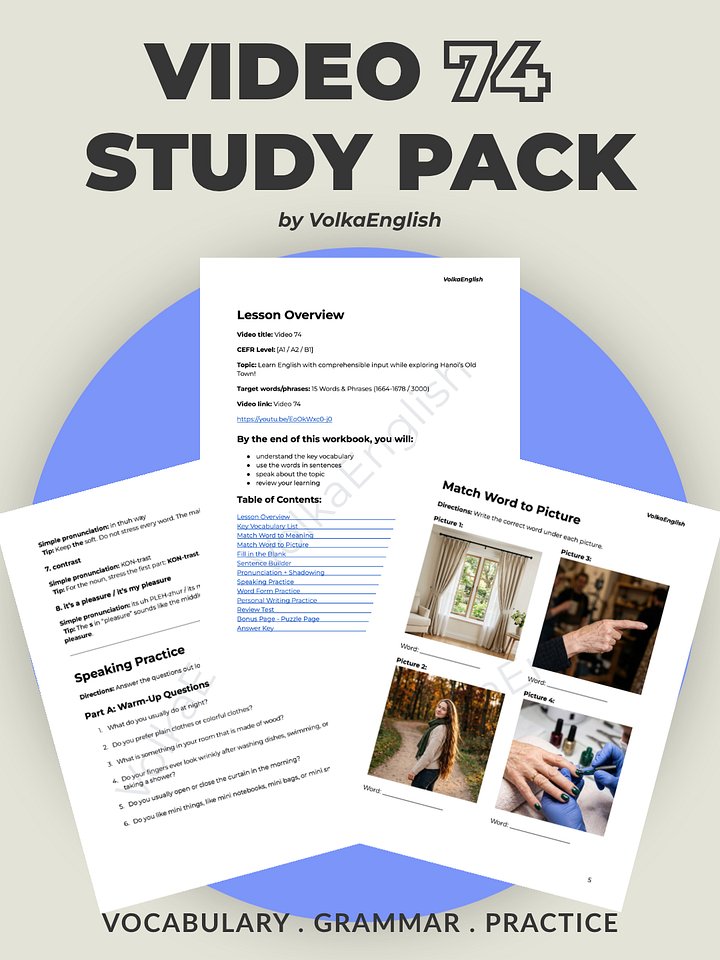 Video 74 Study Pack product image (1)
