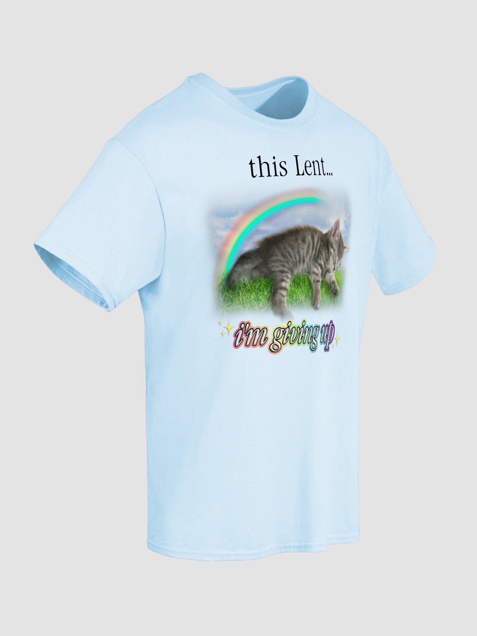 This Lent I'm Giving Up Cat T-shirt product image (36)