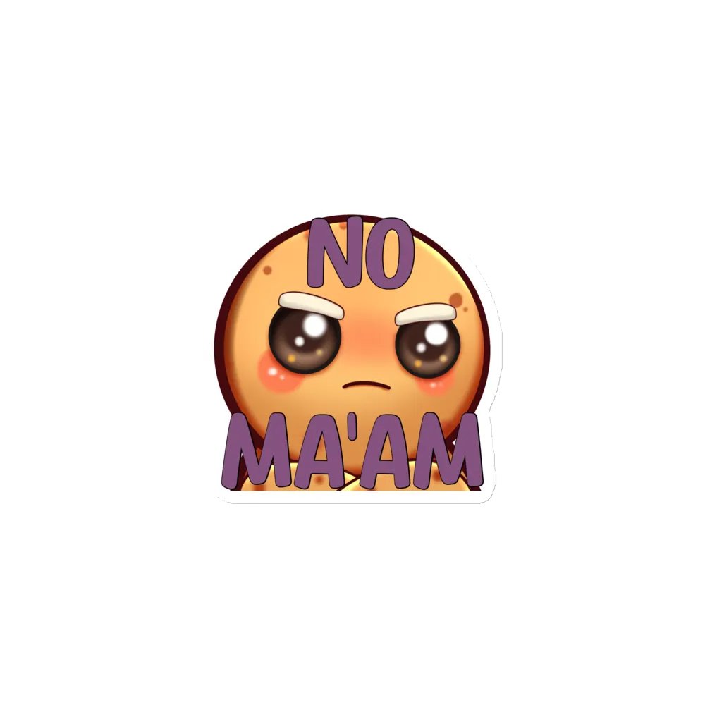 NO MA'AM Magnet product image (1)