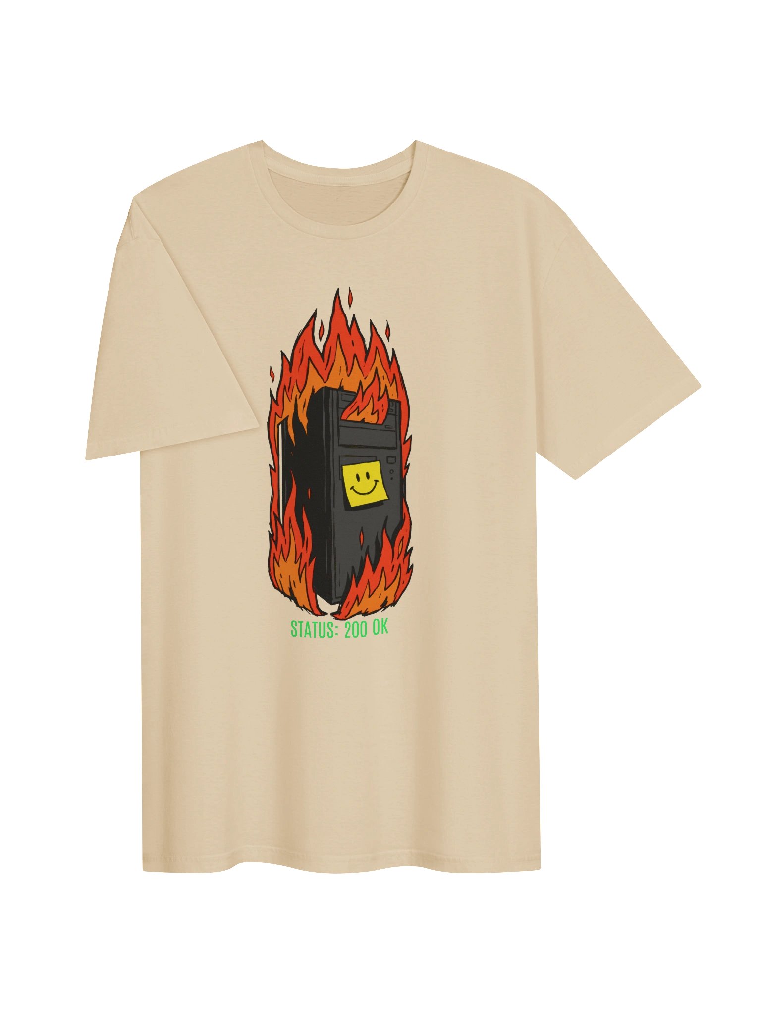 Camiseta "Status 200 OK" | Servidor en Llamas Humor Informático product image (4)