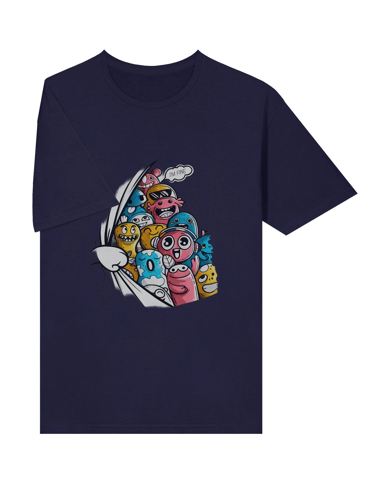 Too Many Smiles, One Crazy Vibe – Funny Cartoon T-Shirt product image (6)