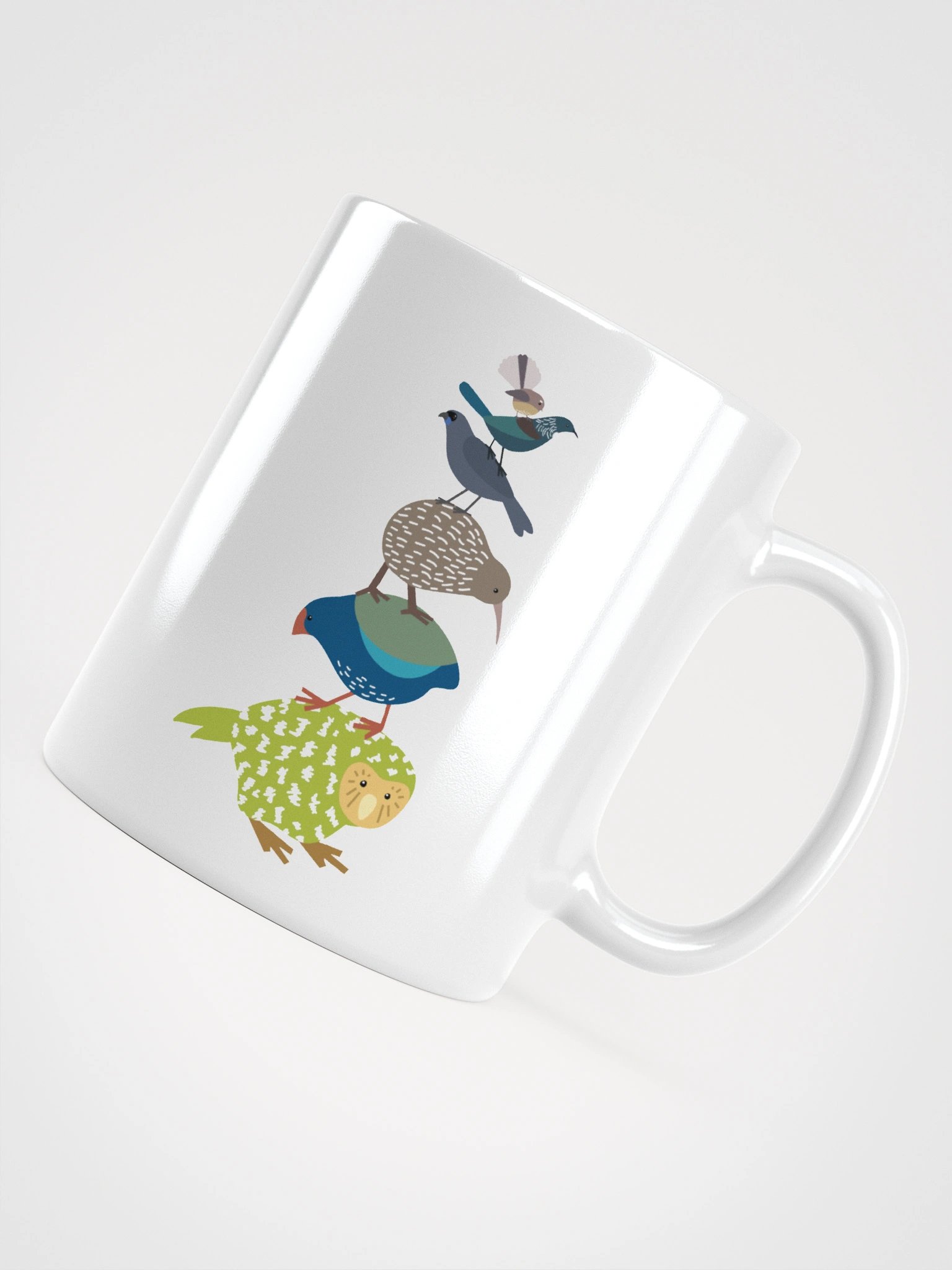 Stacked New Zealand Birds Mug product image (5)