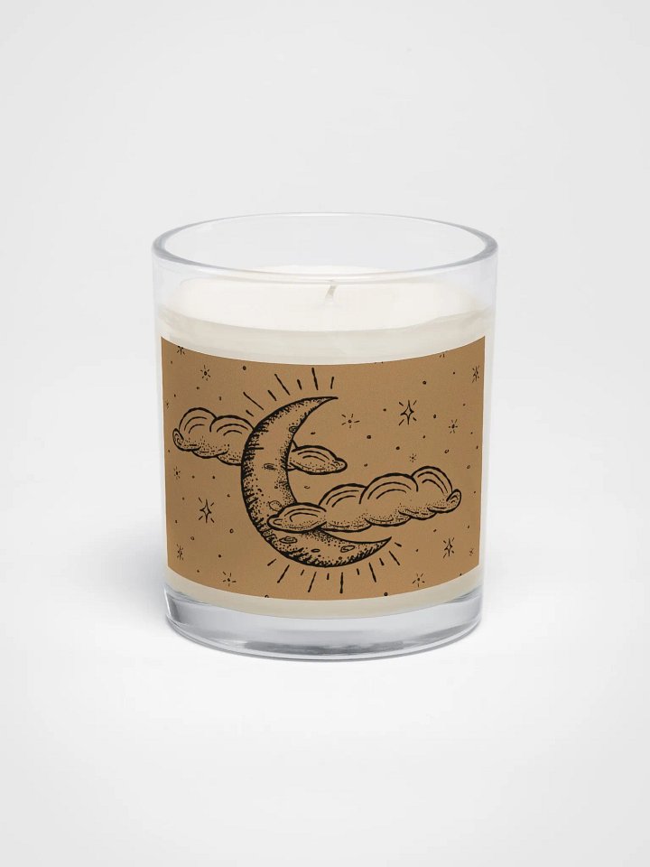 Golden Night Crescent Moon Soy Wax Candle product image (1)