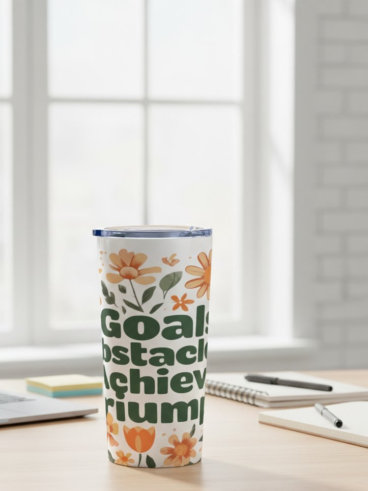 Triumph Floral Stainless Steel Tumbler product image (1)
