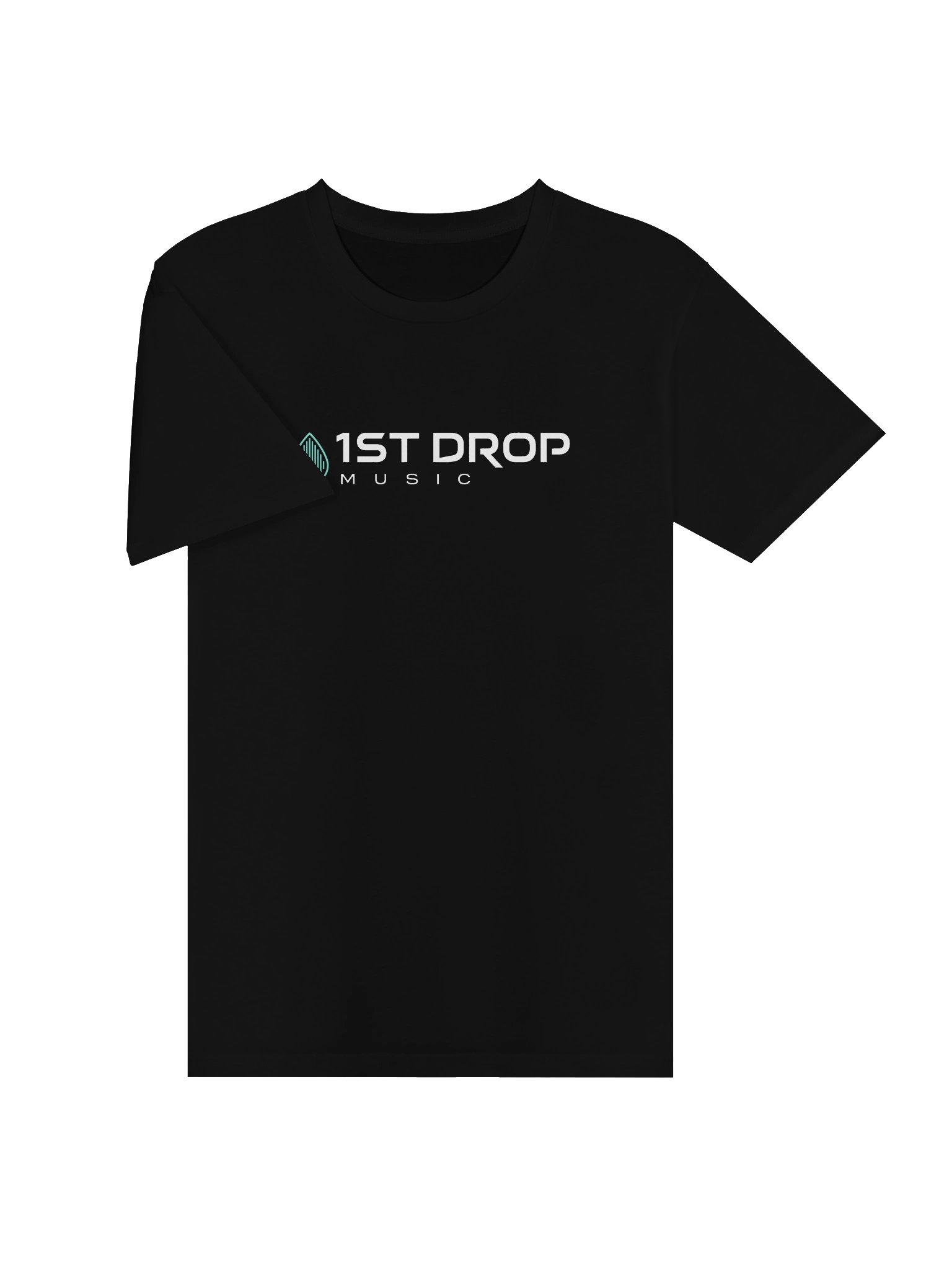 1st Drop Music Turquoise Logo Unisex T-shirt product image (3)