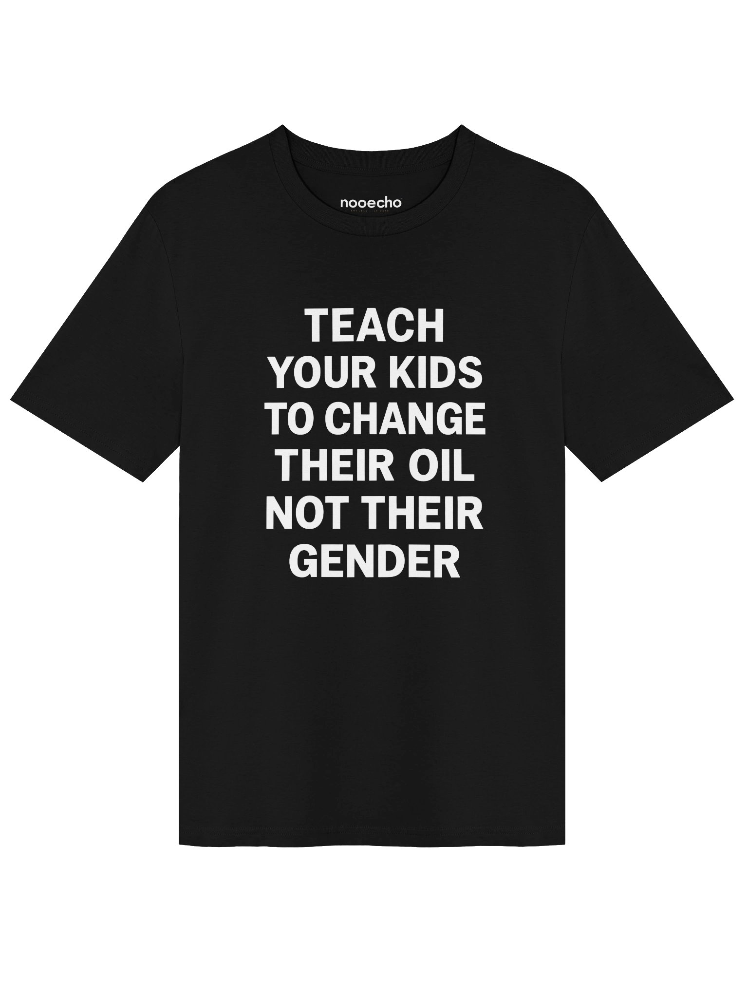 Teach Your Kids to Change Their Oil – Funny Dad T-Shirt product image (1)