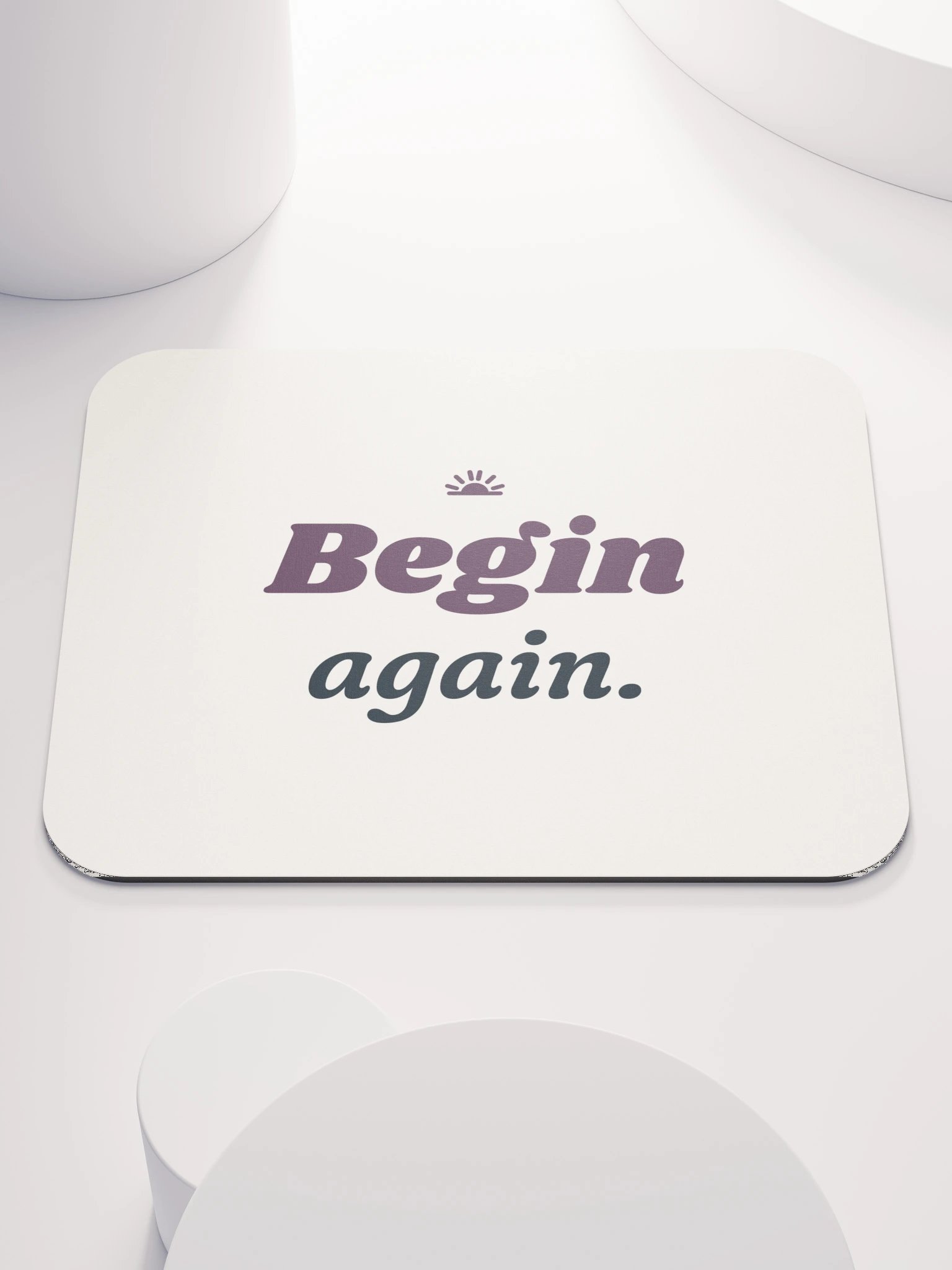 Begin Again Mouse Pad product image (1)