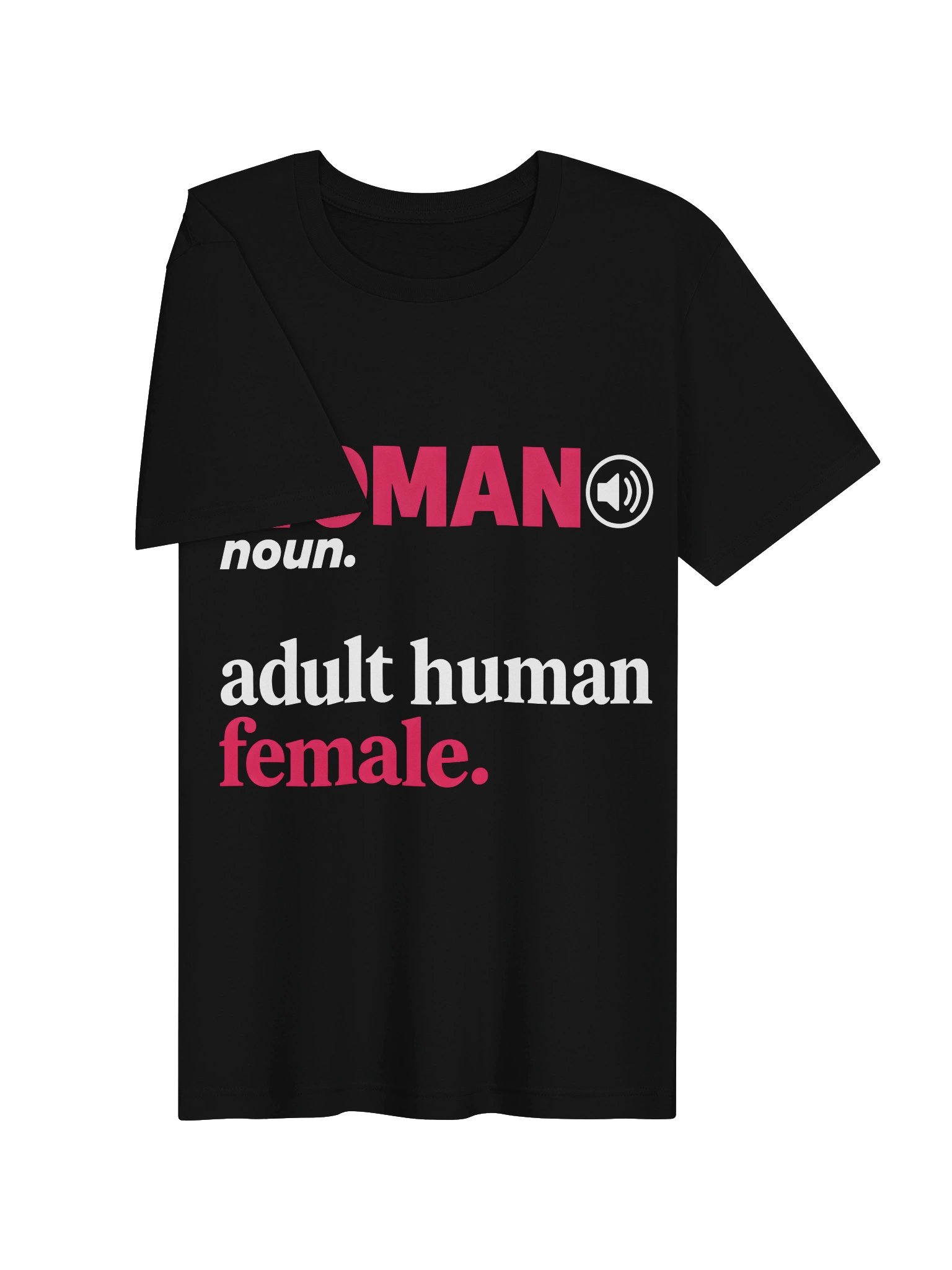 WOMAN noun. adult human female. – Classic Heavyweight T-Shirt product image (4)