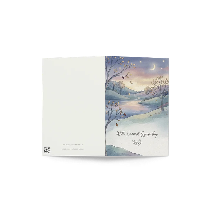 Elegant Sympathy card product image (4)