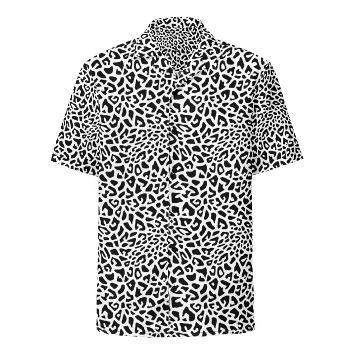 Silver Leopard Hawaiian Shirt product image (1)
