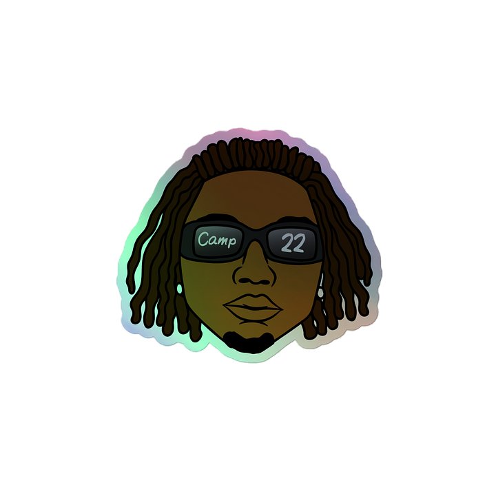 Camp 22 holographic Sticker product image (2)